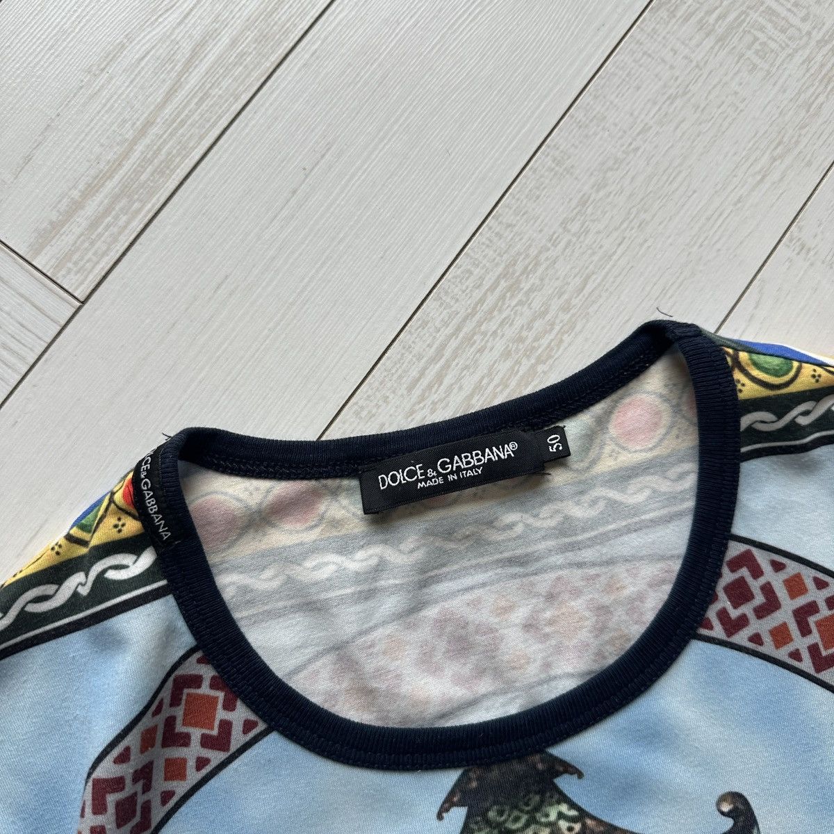 Dolce & Gabbana Dolce & Gabanna Chinese Temple AOP tee rare luxury y2k og Size US L / EU 52-54 / 3 - 5 Thumbnail