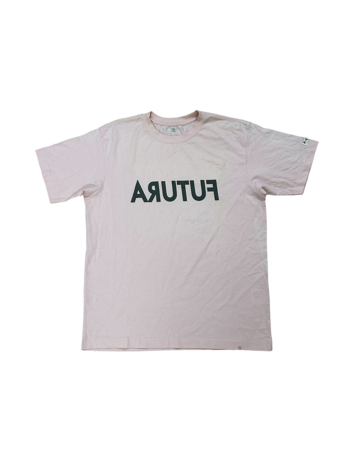 Futura × Recon × Vintage Rare Beautiful Vintage Futura Mirror Spellout Tee Light Pink Size US M / EU 48-50 / 2 - 1 Thumbnail