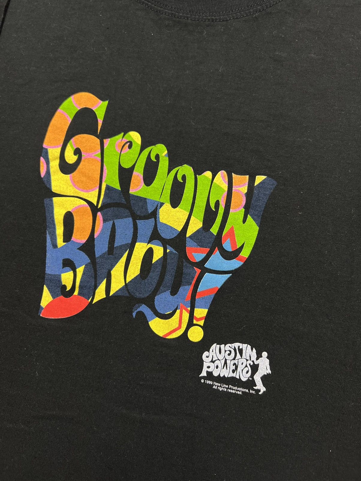 Vintage Tshirt Austin Powers 1999 Groovy Baby Movie Vintage 90’s Size US XL / EU 56 / 4 - 3 Thumbnail