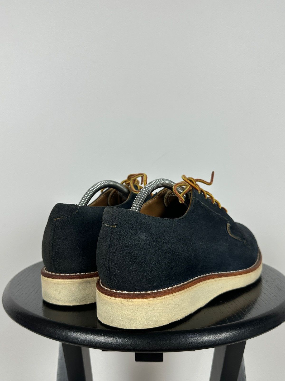 Red Wing Red Wing Postman Navy Blue Suede Oxford Shoes Size US 9 / EU 42 - 5 Thumbnail