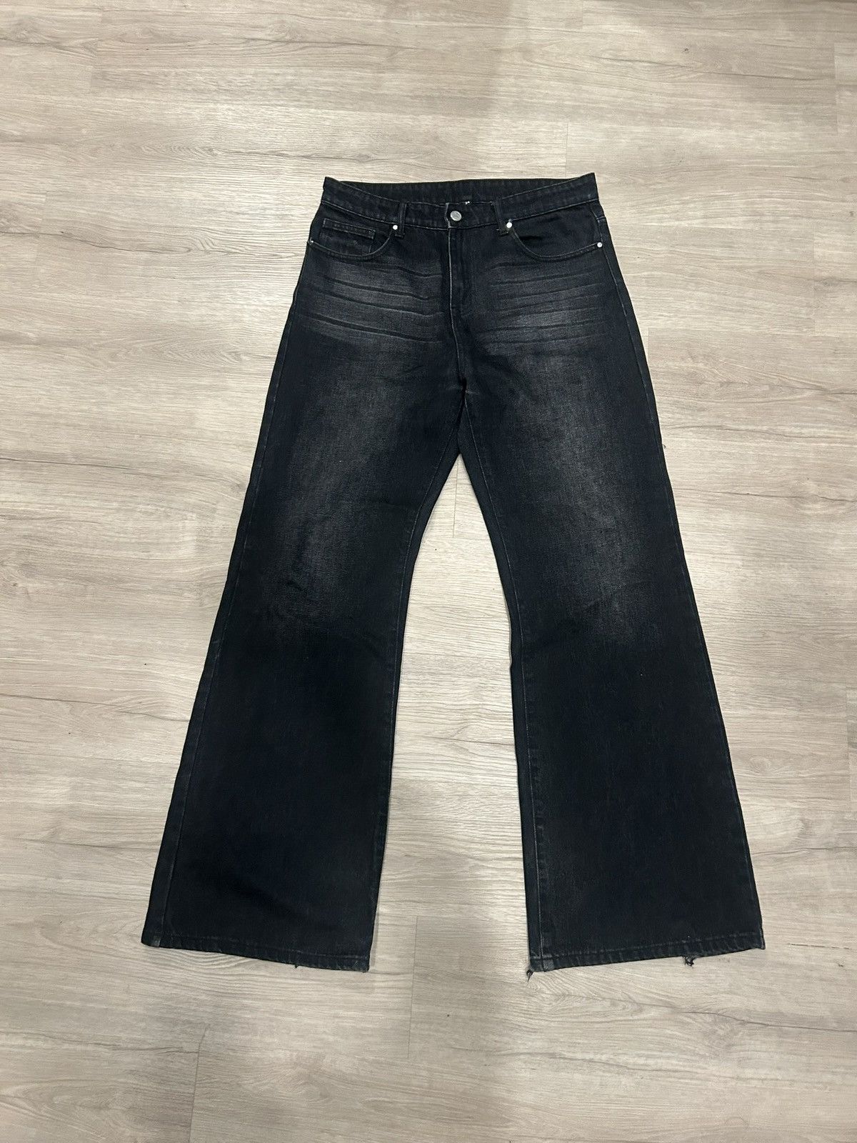 basketcase gallery Basketcase Gallery LAX Flared Denim | Grailed
