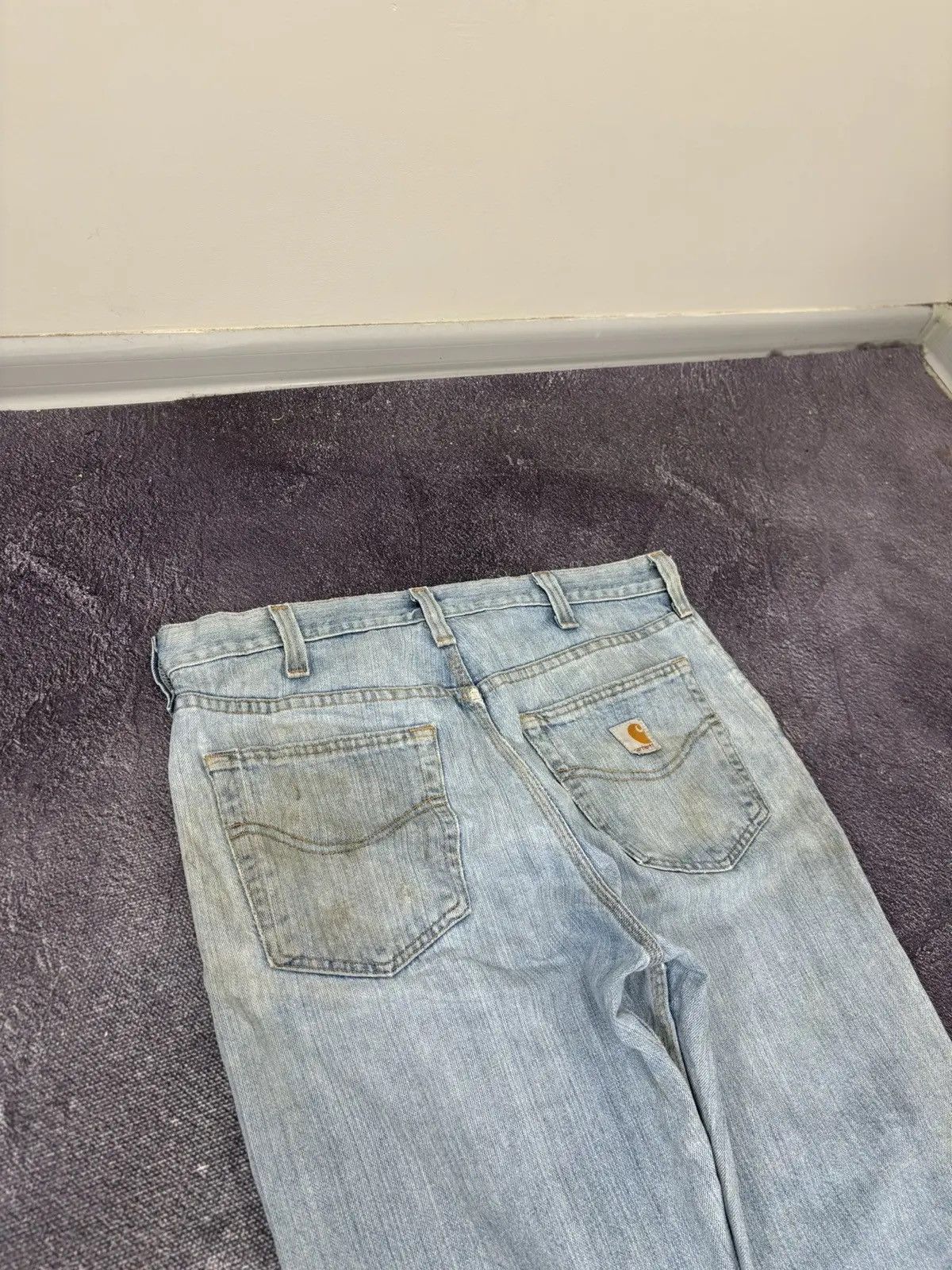 Carhartt × Vintage Vintage Carhartt American Faded Y2K Hype Denim Jeans Size US 34 / EU 50 - 6 Thumbnail