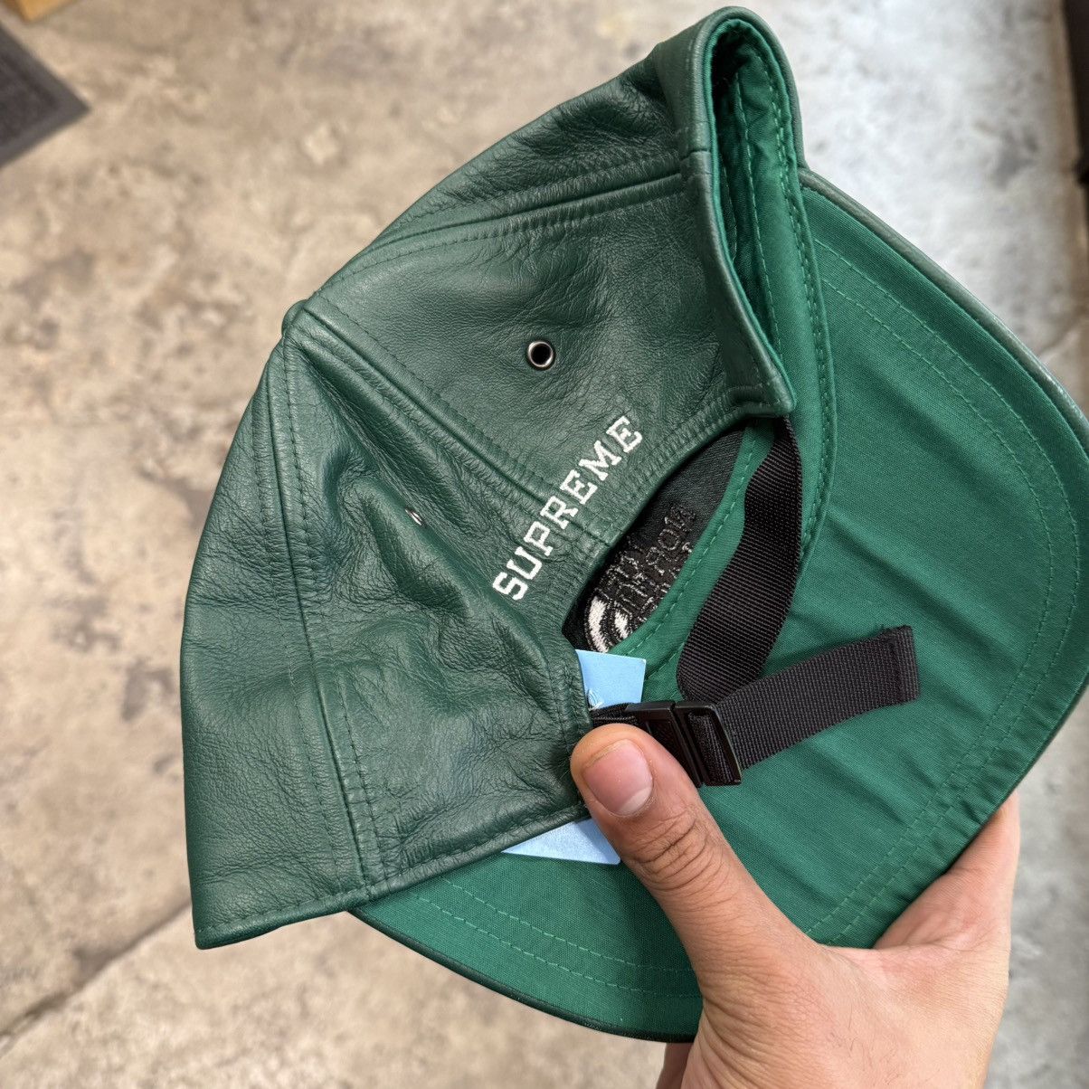 Supreme × The North Face Supreme The North Face Leather 6 Panel Hat Size ONE SIZE - 6 Thumbnail