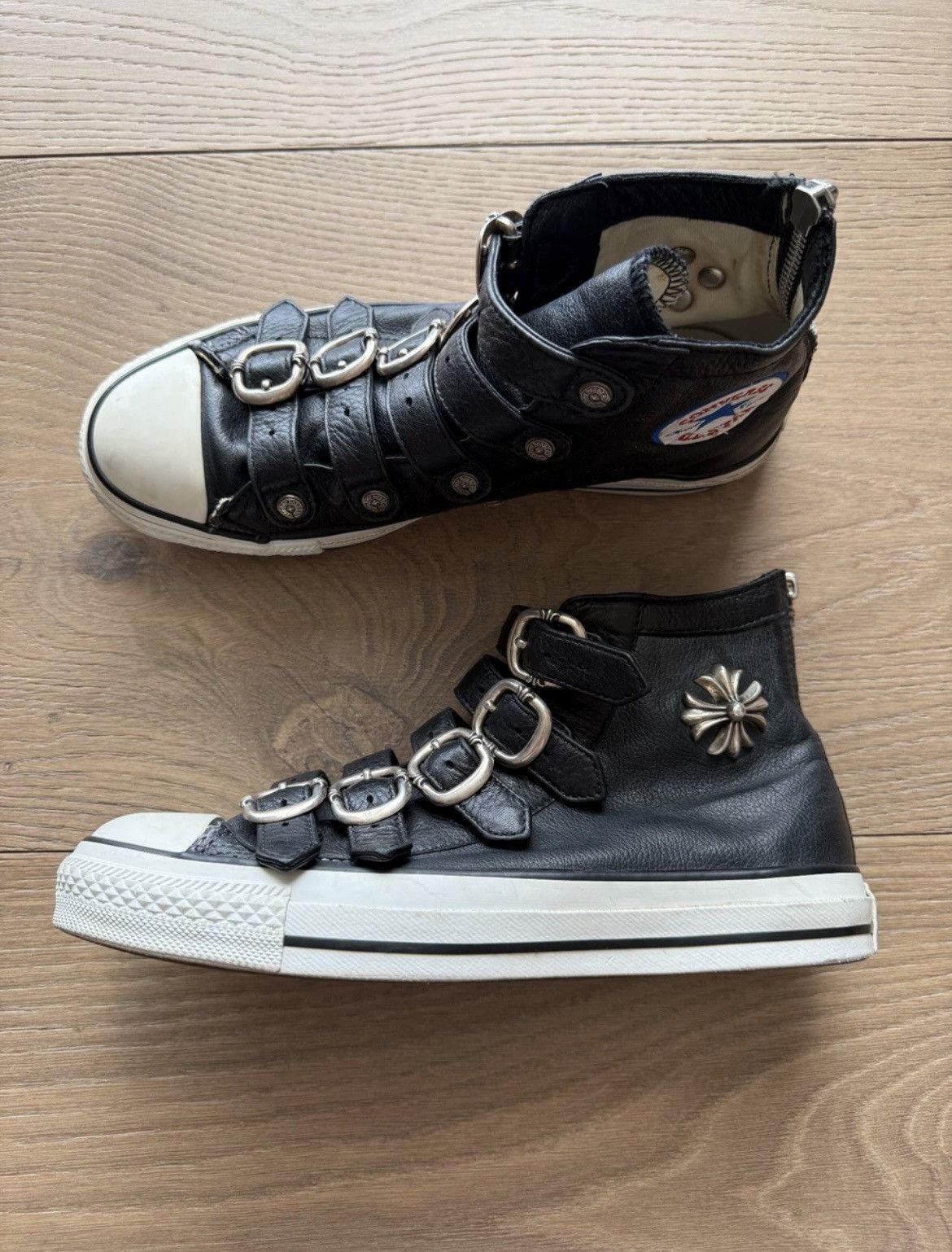 Chrome Hearts chrome hearts converse Size US 6.5 / EU 39-40 - 1 Thumbnail