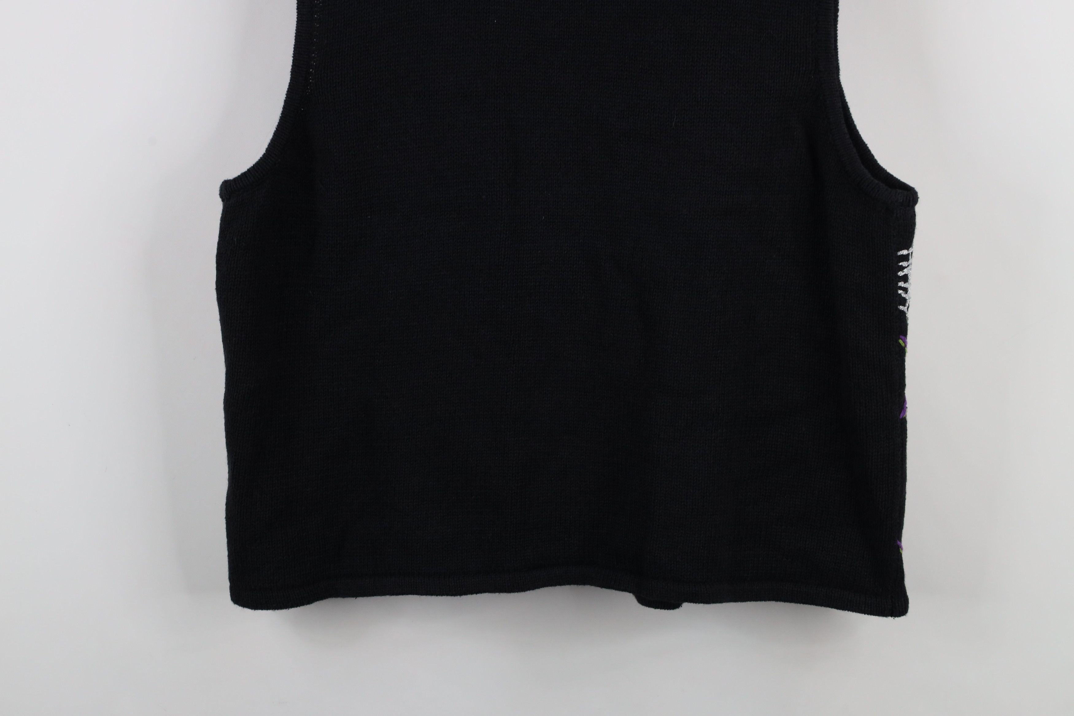 Vintage Vintage 90s Streetwear Ghost Spider Cardigan Sweater Vest Size L / US 10 / IT 46 - 15 Thumbnail