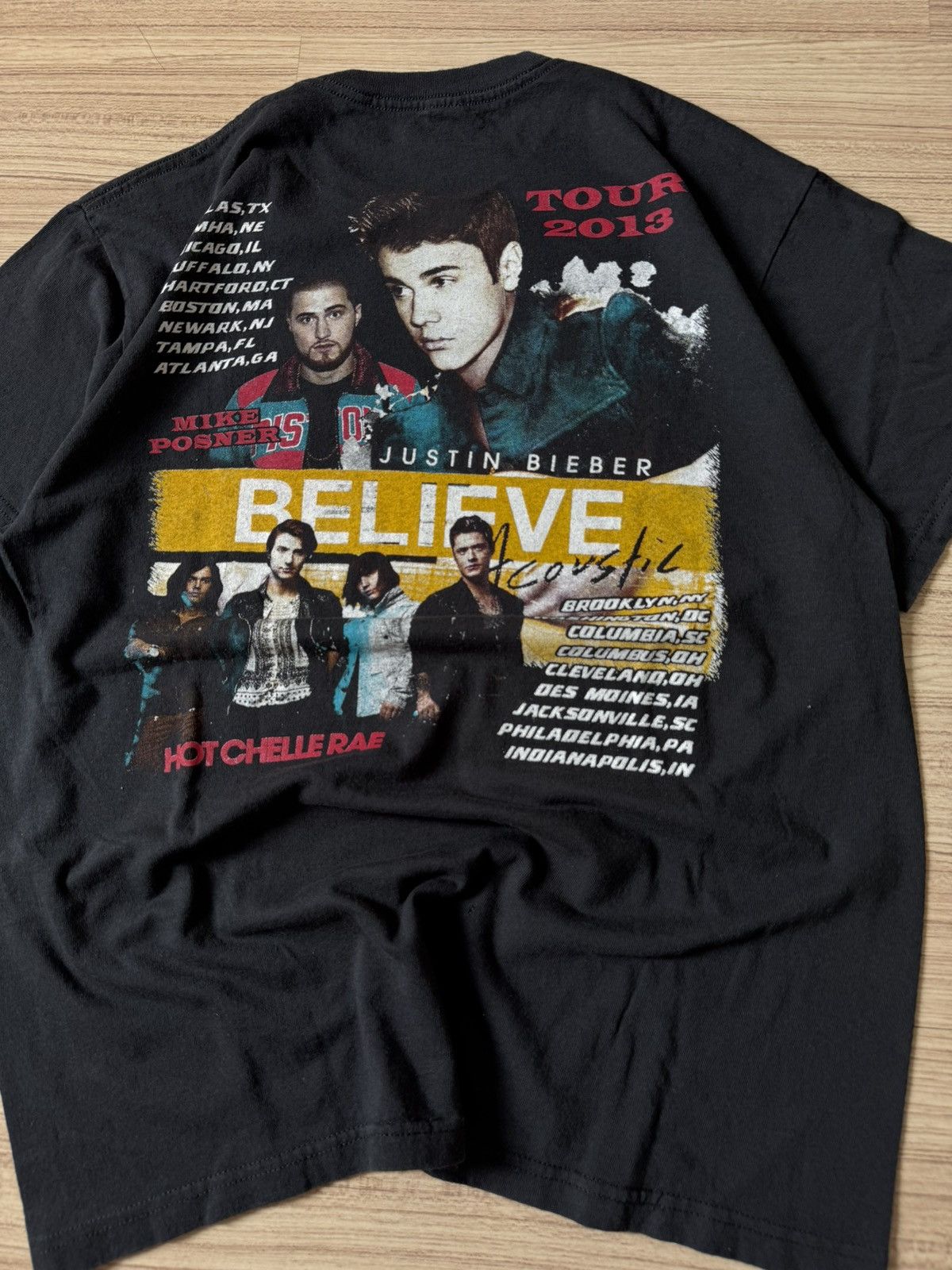 Band Tees × Rap Tees × Vintage Vintage Justin bieber - believe tour t shirt 2012 Size US L / EU 52-54 / 3 - 6 Thumbnail