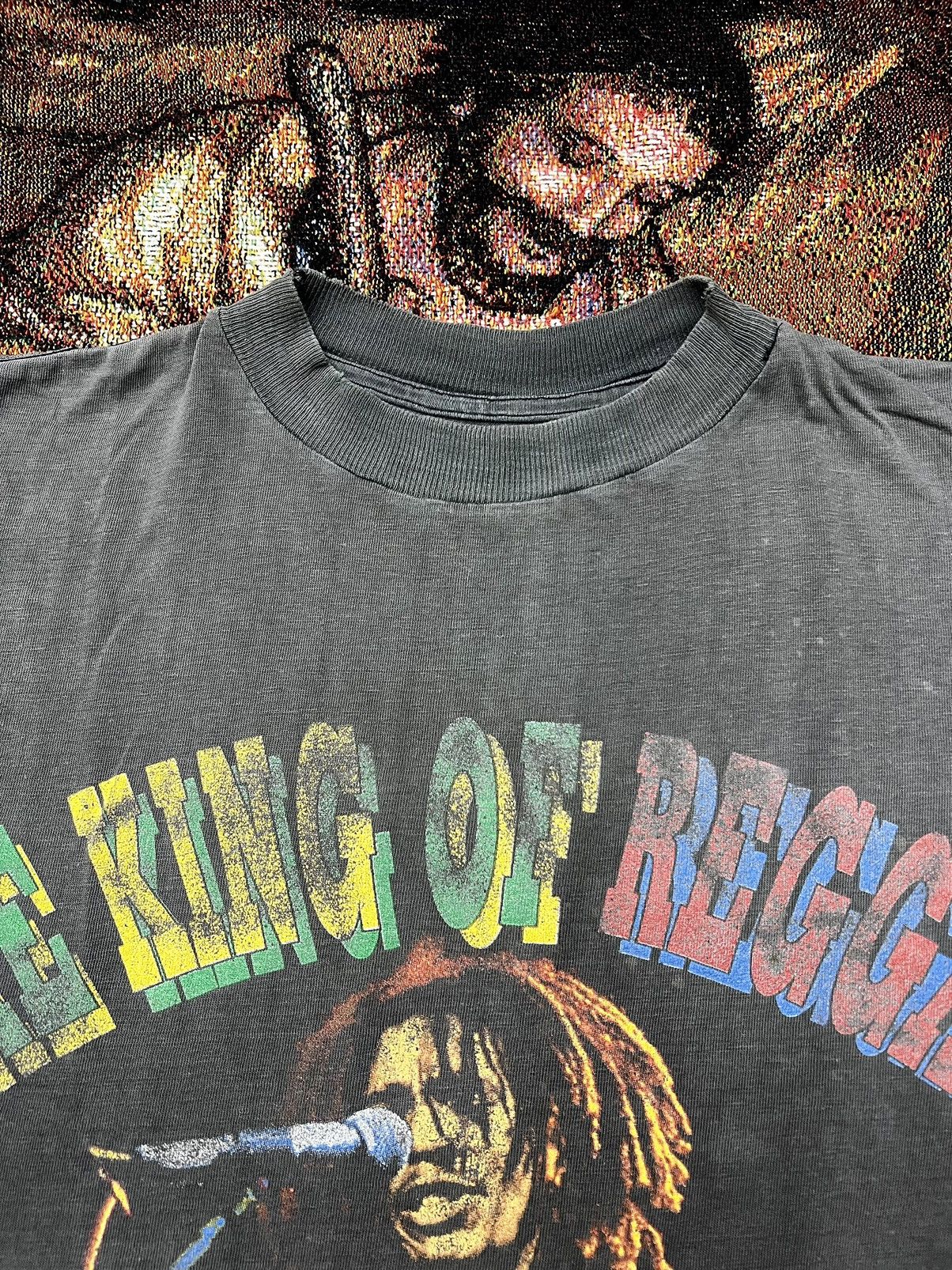 Vintage Bob Marley "Songs of Freedom" Rap Tee Size US XL / EU 56 / 4 - 3 Thumbnail