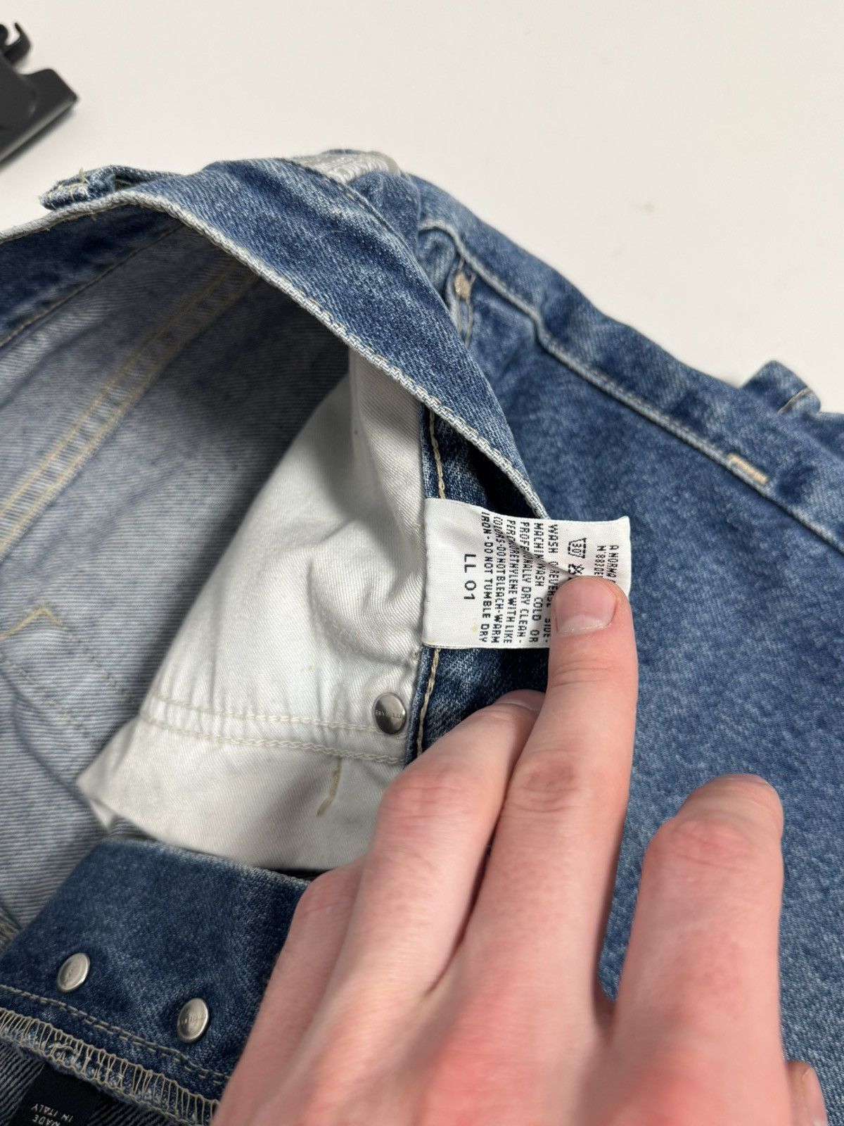 Versace Versace Men’s Blue Denim Jeans W36 EU50 Classic Straight Fit Size US 36 / EU 52 - 20 Thumbnail