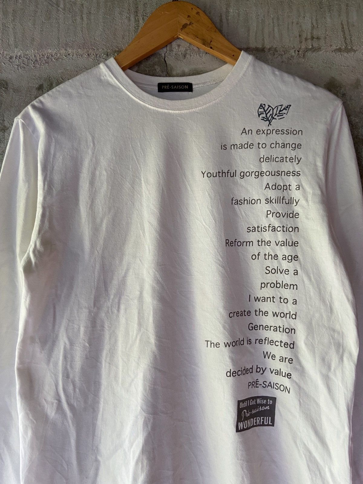 If Six Was Nine × Japanese Brand × Le Grande Bleu (L.G.B.) I WANT TO A CREATE THE WORLD GENERATION LONG SLEEVE Size US S / EU 44-46 / 1 - 5 Thumbnail