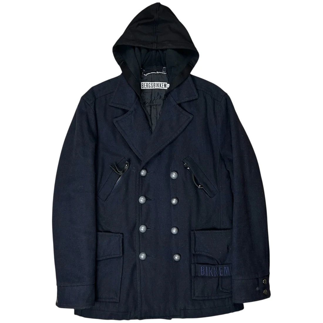 Dirk Bikkembergs Dirk Bikkembergs Hooded Multi Pocket Caban Jacket Size US L / EU 52-54 / 3 - 1 Thumbnail