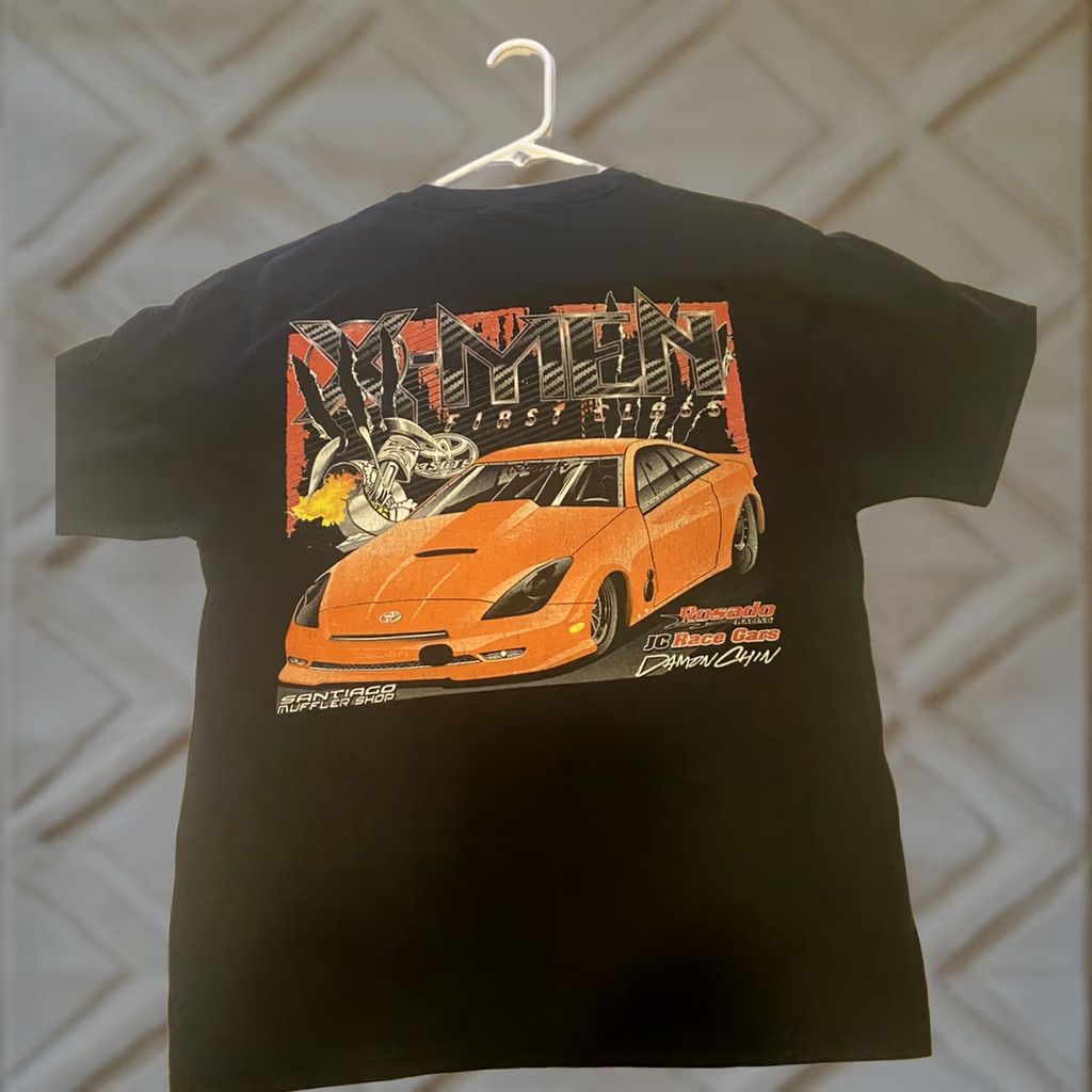 Vintage X-Men First Class JC Race Cars Damon Chin Med Shirt Mens T-Shirt Short Sleeve Black M Comics Size US M / EU 48-50 / 2 - 1 Thumbnail