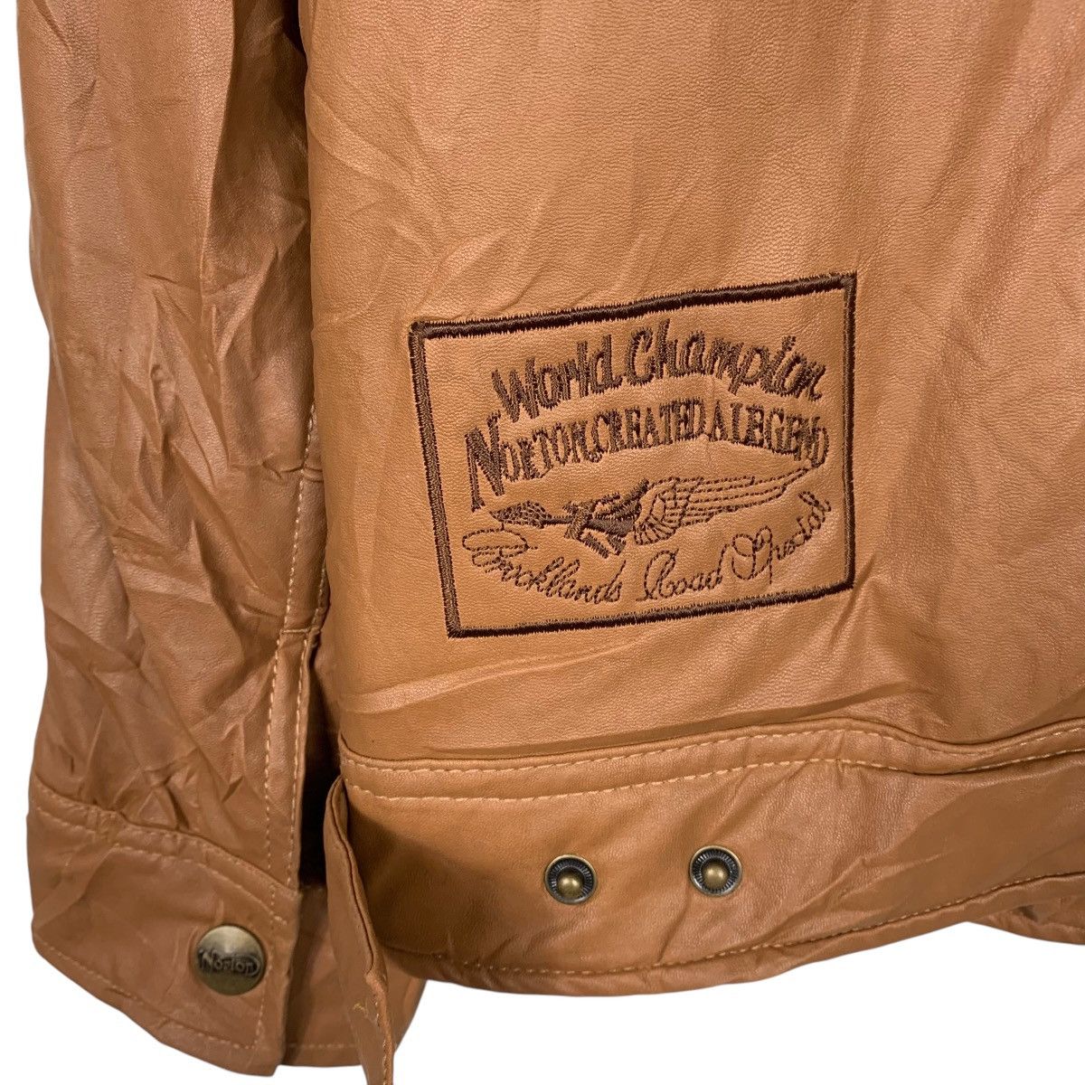 Japanese Brand Norton Motorcycle Riding Synthetic Leather Jacket Size US XXL / EU 58 / 5 - 9 Thumbnail