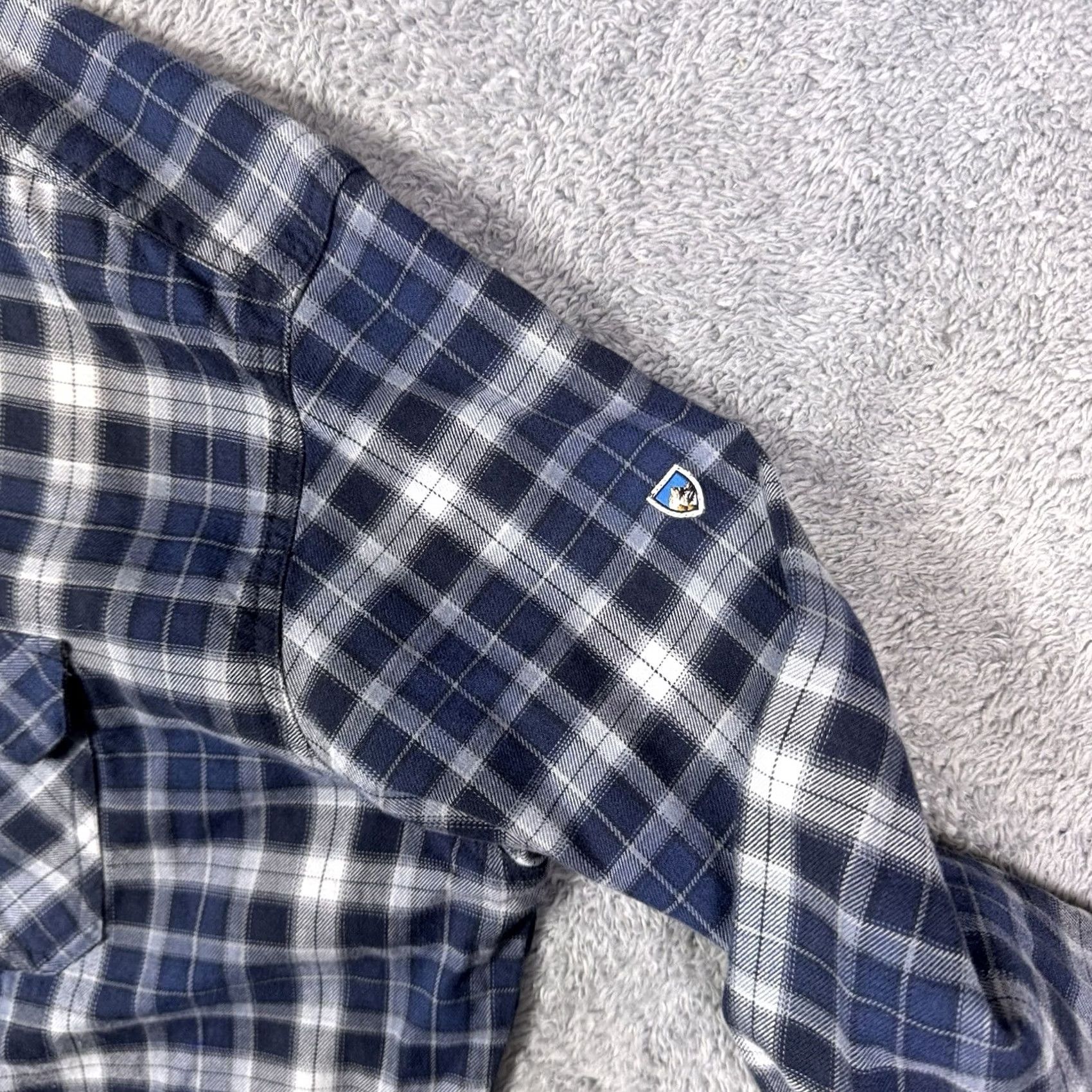 Vintage Kuhl Dillingr Flannel Shirt Men’s 2XL XXL Plaid Long Sleeve Outdoor Hike Blue Size US XXL / EU 58 / 5 - 7 Thumbnail