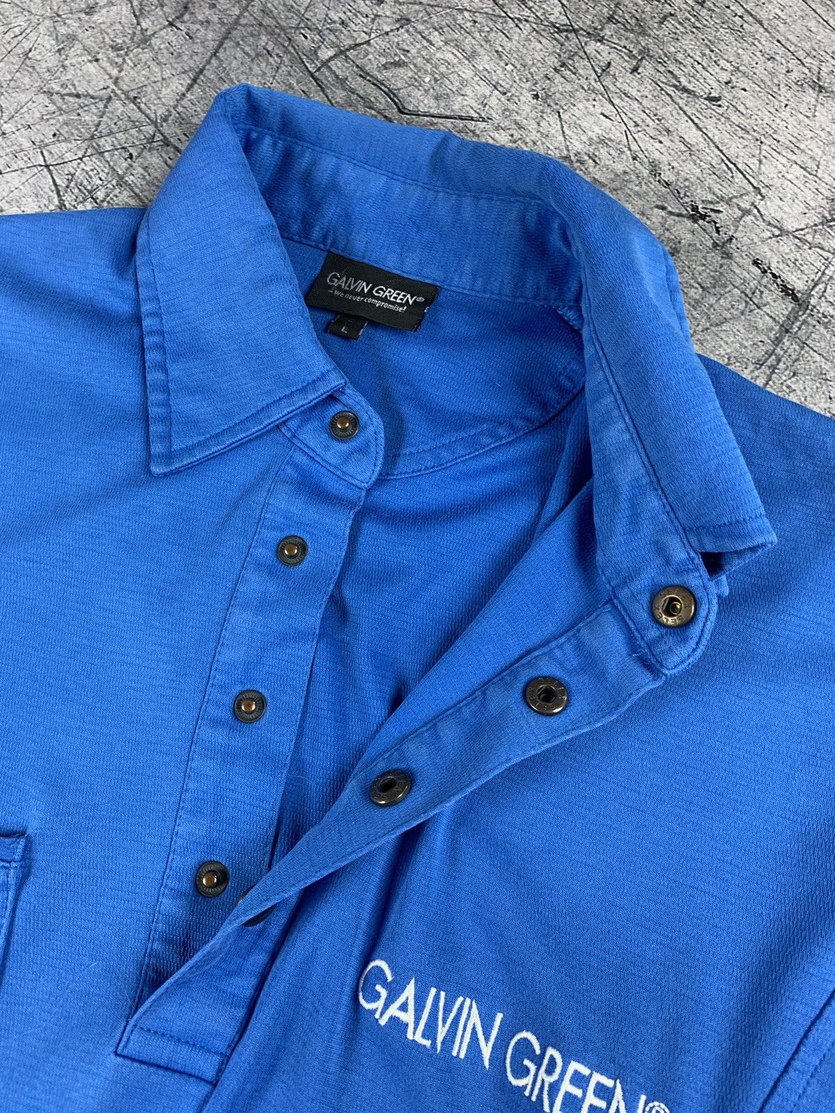Galvin Green Vintage Galvin Green Polo Shirt Buttons Logo designer Size US L / EU 52-54 / 3 - 6 Thumbnail