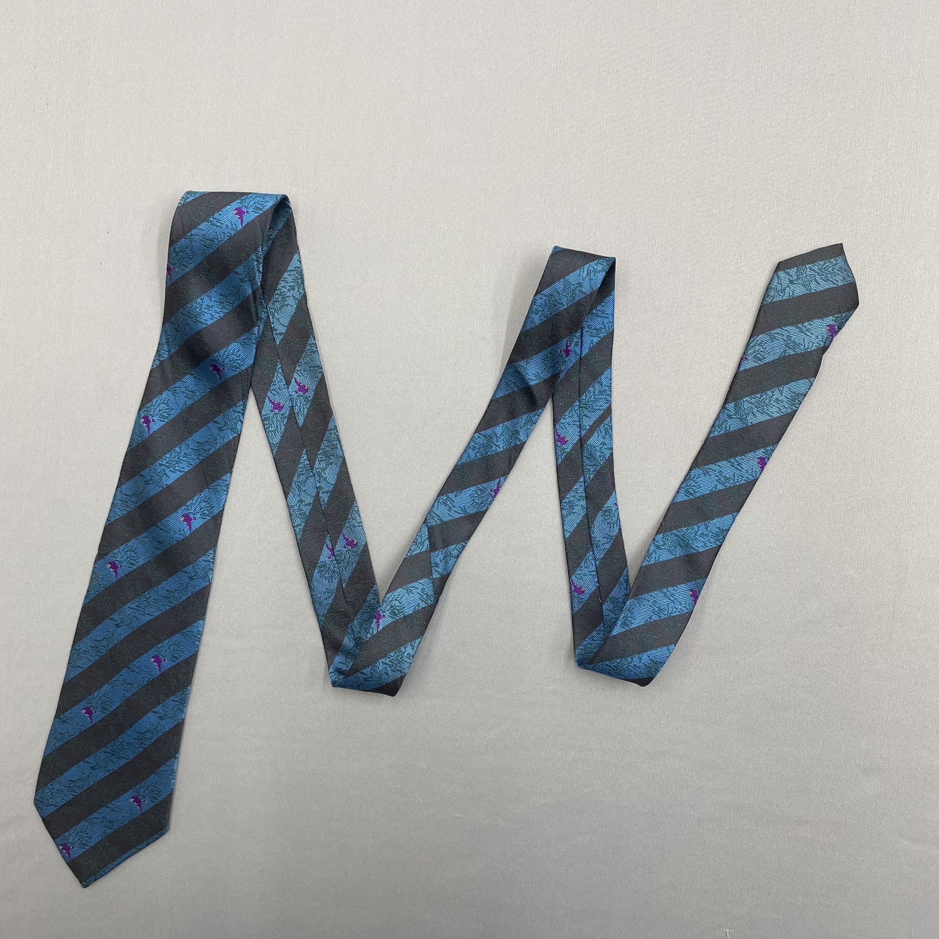 Lanvin Vintage Lanvin SILK Necktie Cravate Pure Silk Neck Tie Size ONE SIZE - 5 Thumbnail