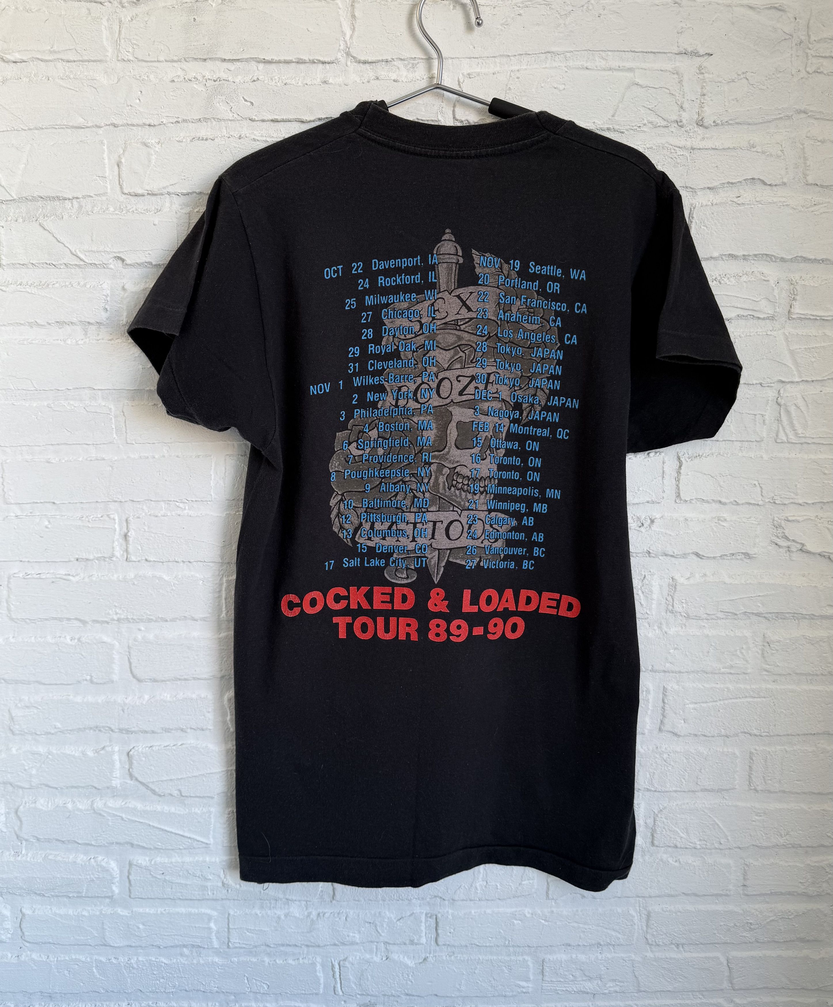 Band Tees × Vintage Vintage 1989 L.A. guns Cocked and Loaded tour 89-90 tee Size US L / EU 52-54 / 3 - 3 Thumbnail