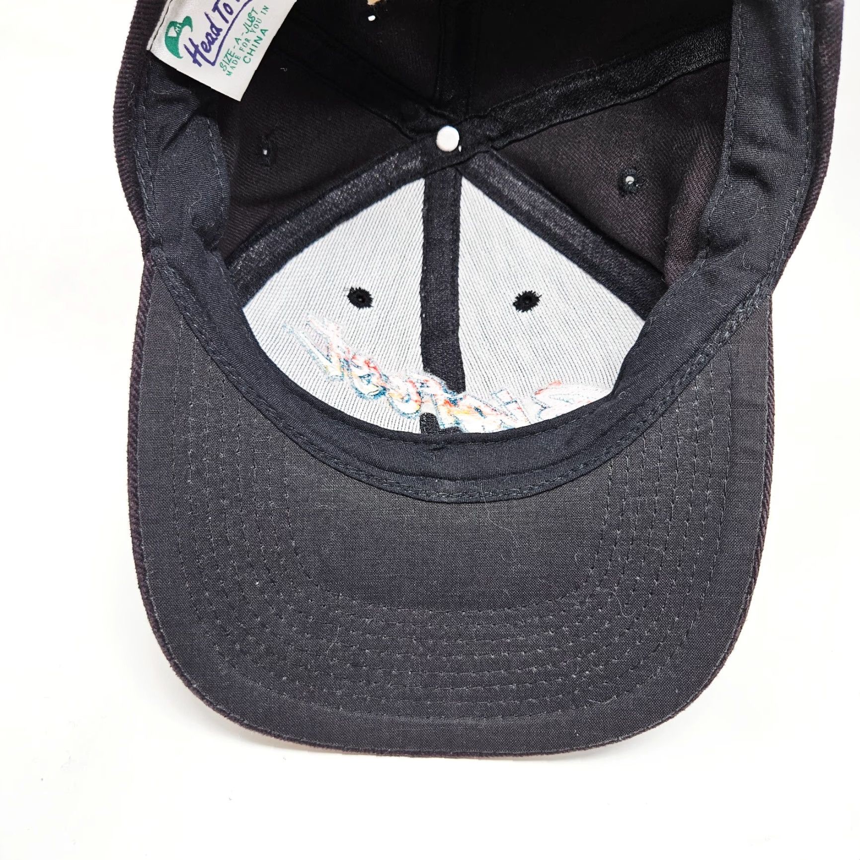 Logo 7 VINTAGE Head To Toe Black Snapback Hat 90s Bigfoot Racing Logo Men One Size Adjustable Cotton Hat Size ONE SIZE - 6 Thumbnail