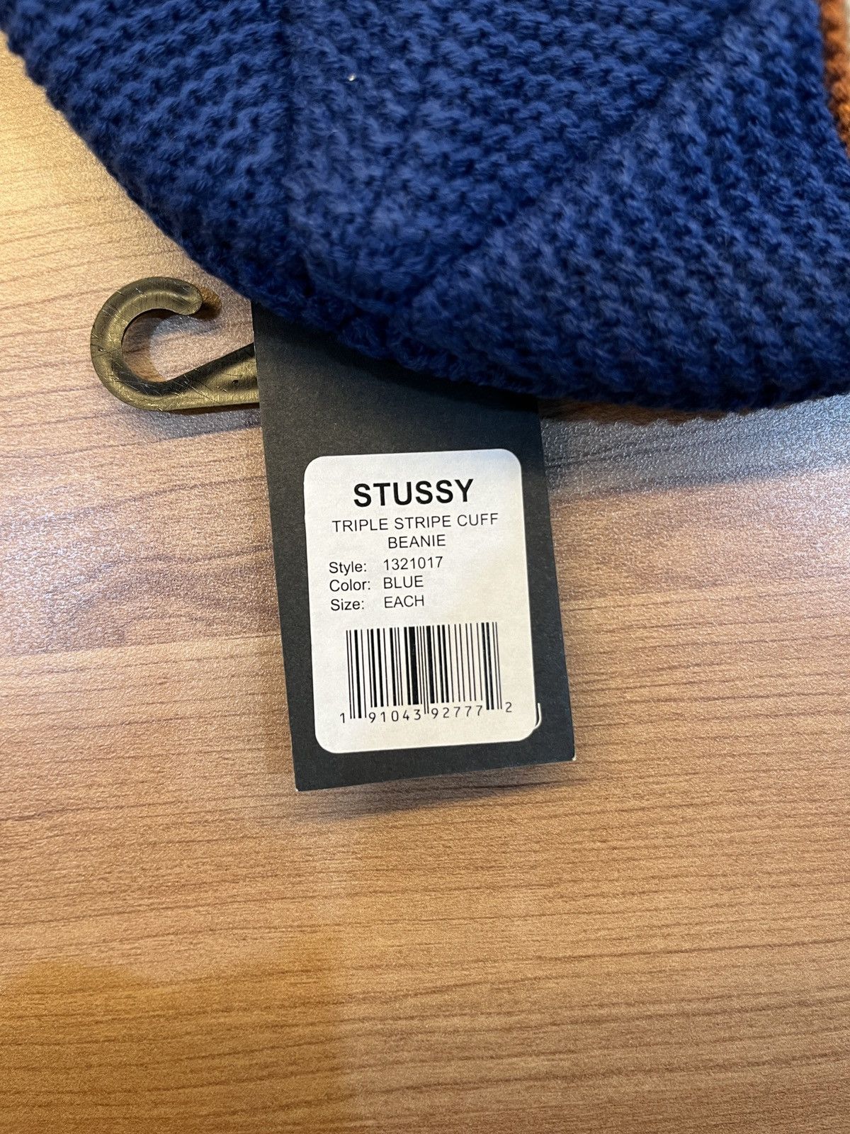 Stussy Stussy Triple Stripe Cuff Beanie Hat Size ONE SIZE - 4 Thumbnail