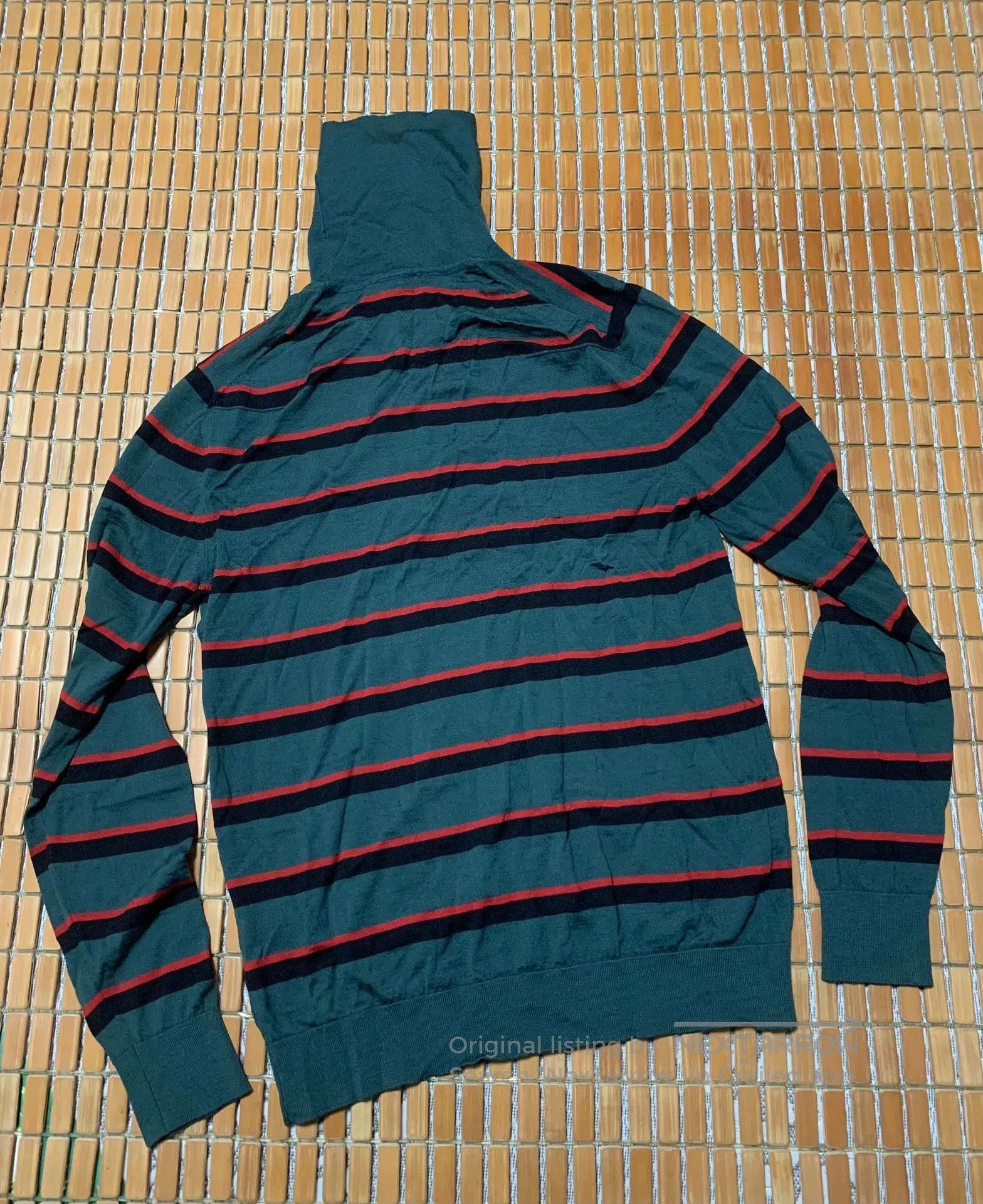 Dior Dior Striped Bee Embroidery Wool Sweater. Size US L / EU 52-54 / 3 - 3 Thumbnail
