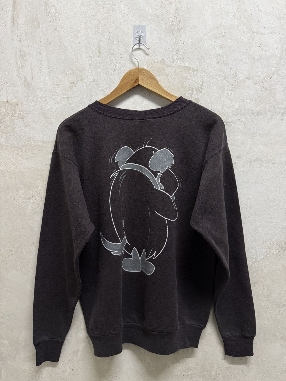 Cartoon Network Vintage Wacky Races Hanna Barbera Mirror Print Sweatshirt Size US M / EU 48-50 / 2 - 3 Thumbnail