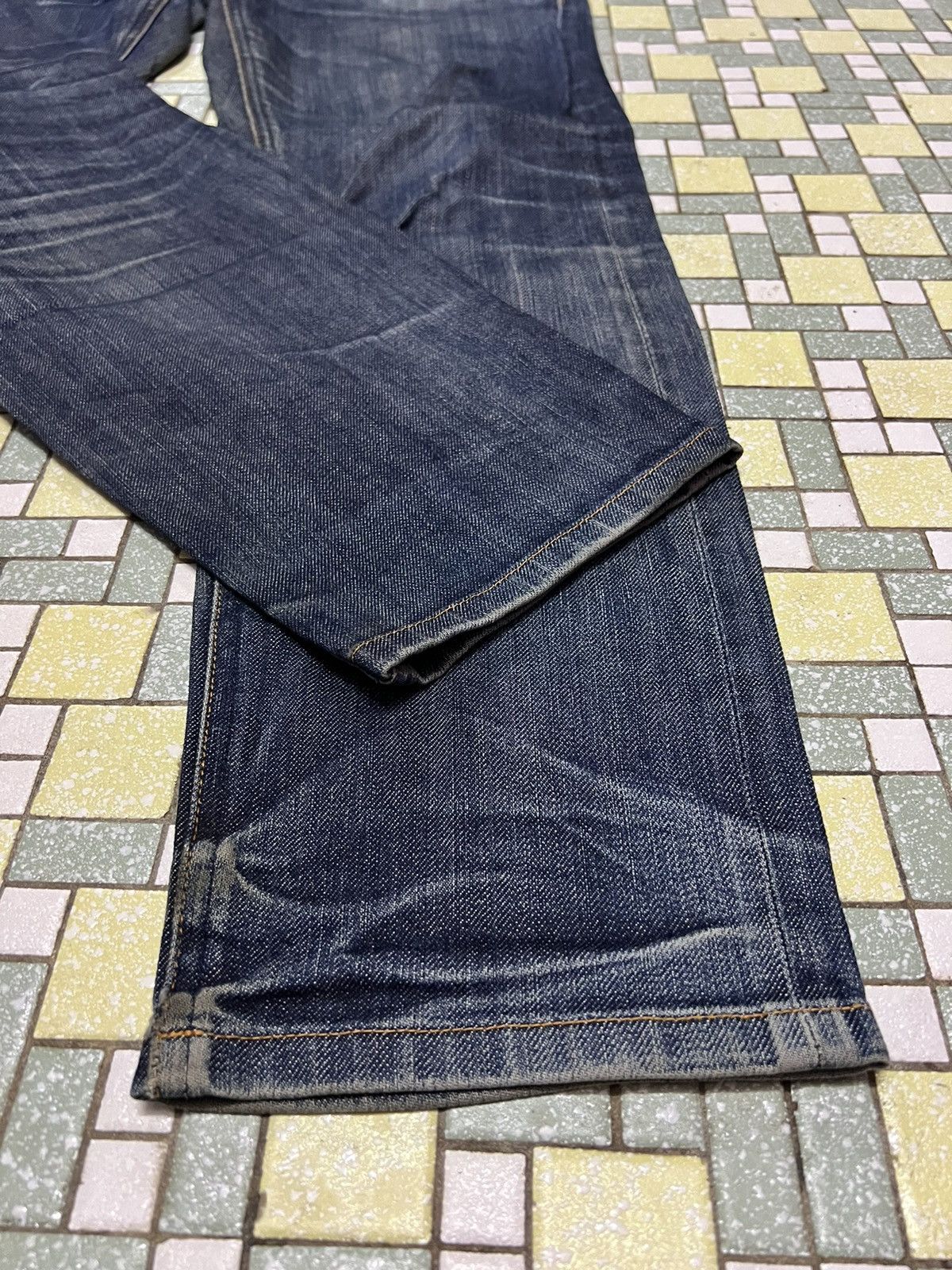 Jil Sander UNIQLO JIL SANDER Selvedge Distressed Denim Jeans Size US 32 / EU 48 - 4 Thumbnail