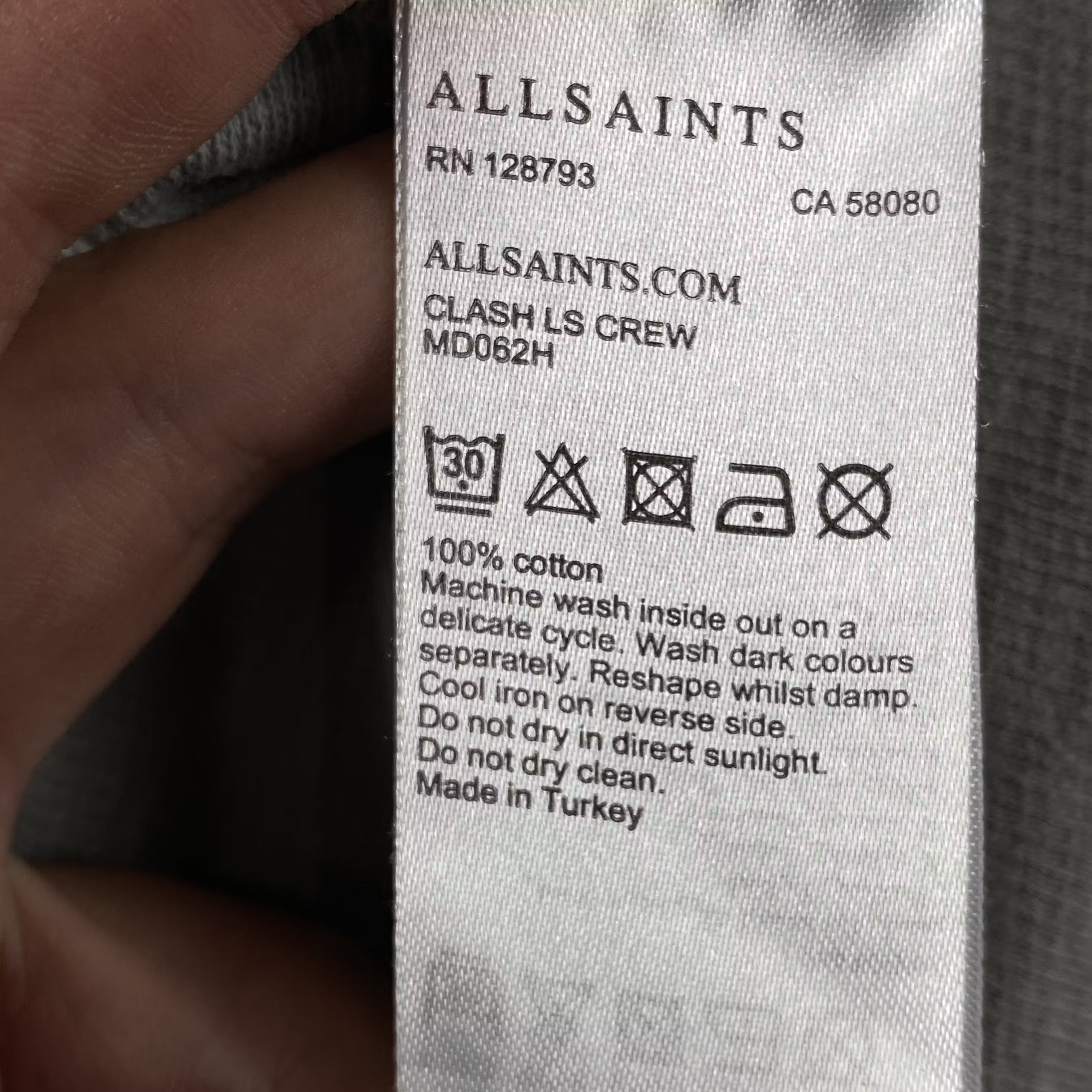 Allsaints Mens Long Sleeve Allsaints Size M Size US M / EU 48-50 / 2 - 7 Thumbnail