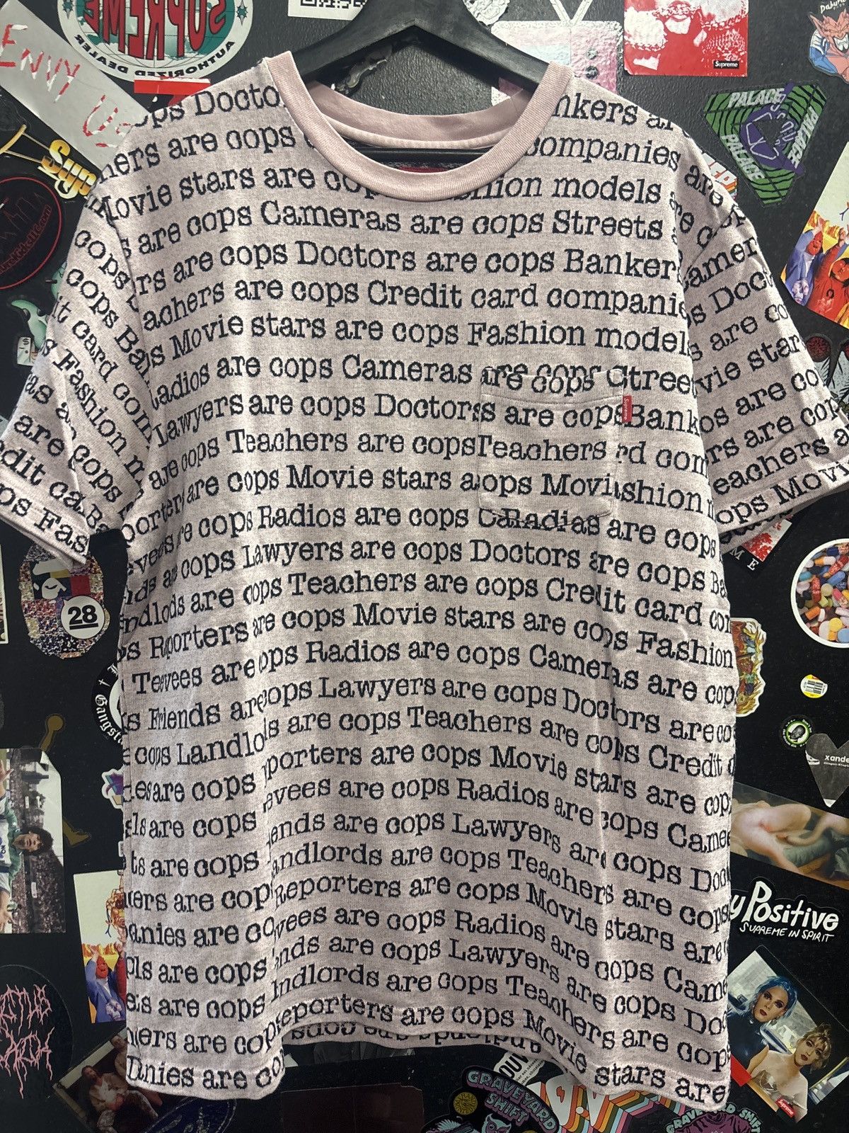 Supreme Cops Jacquard shirt