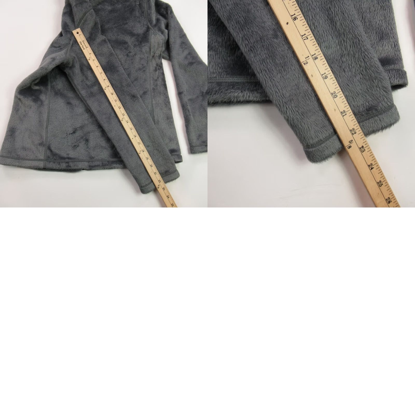Vintage Womens Jacket Large Gray Long Sleeve Full Zip Lightweight Reversible Pockets Size L / US 10 / IT 46 - 8 Thumbnail