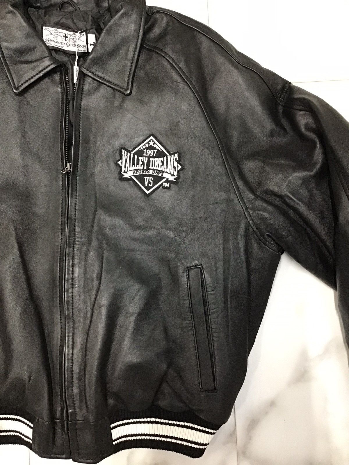 Vale Vale Forever LEATHER COACH JACKET BLACK Size US XL / EU 56 / 4 - 3 Thumbnail
