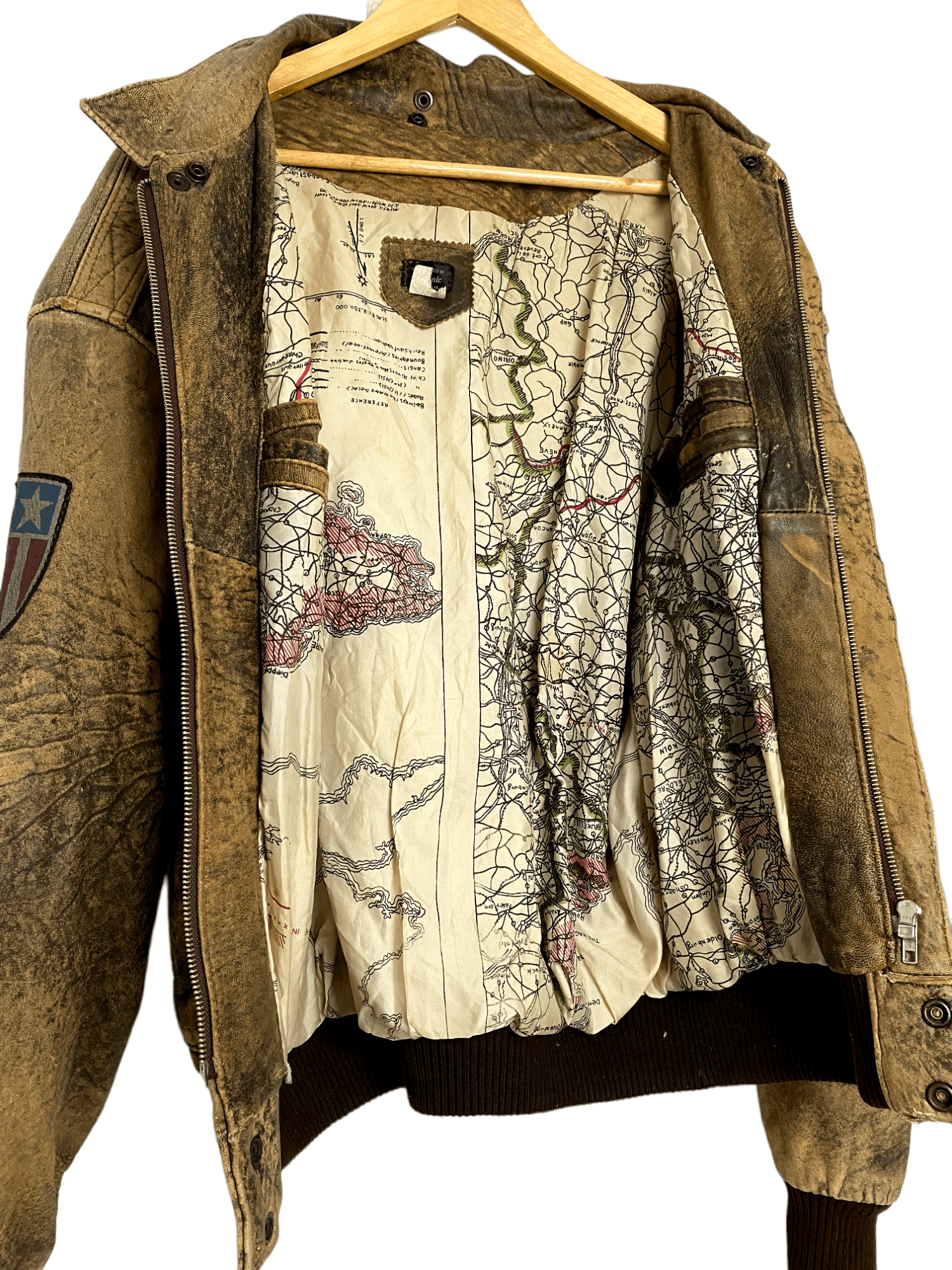 Vintage 🔥Vintage Leather Jacket Matin Air Commmand🔥 Size US L / EU 52-54 / 3 - 9 Thumbnail