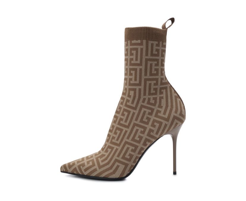 Balmain o1y0625 Ankle Boots in Brown Size US 7 / IT 37 - 1 Thumbnail