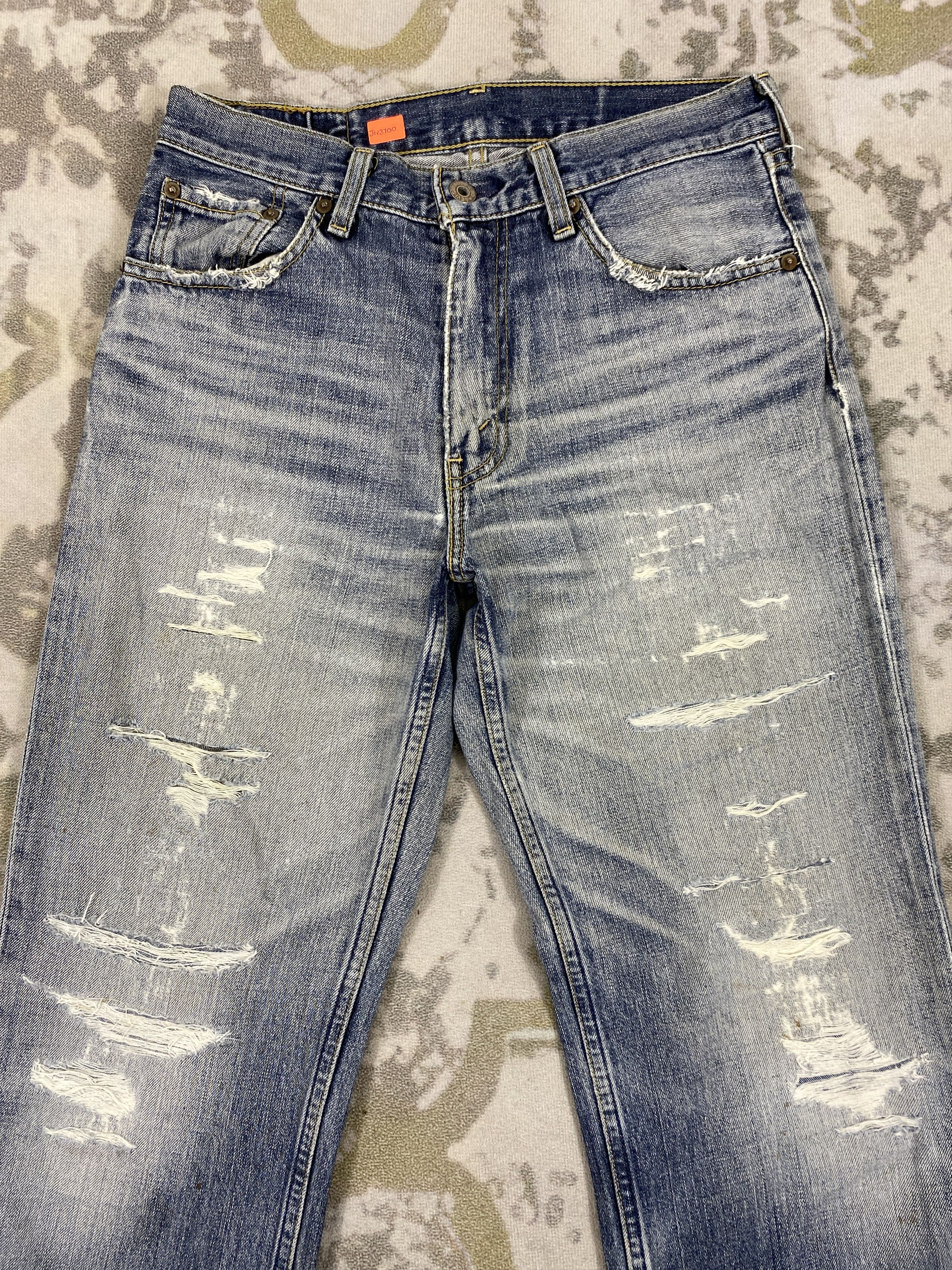 Kapital Distressed Vintage Levi's 502 Kapital Style Size US 29 - 3 Thumbnail