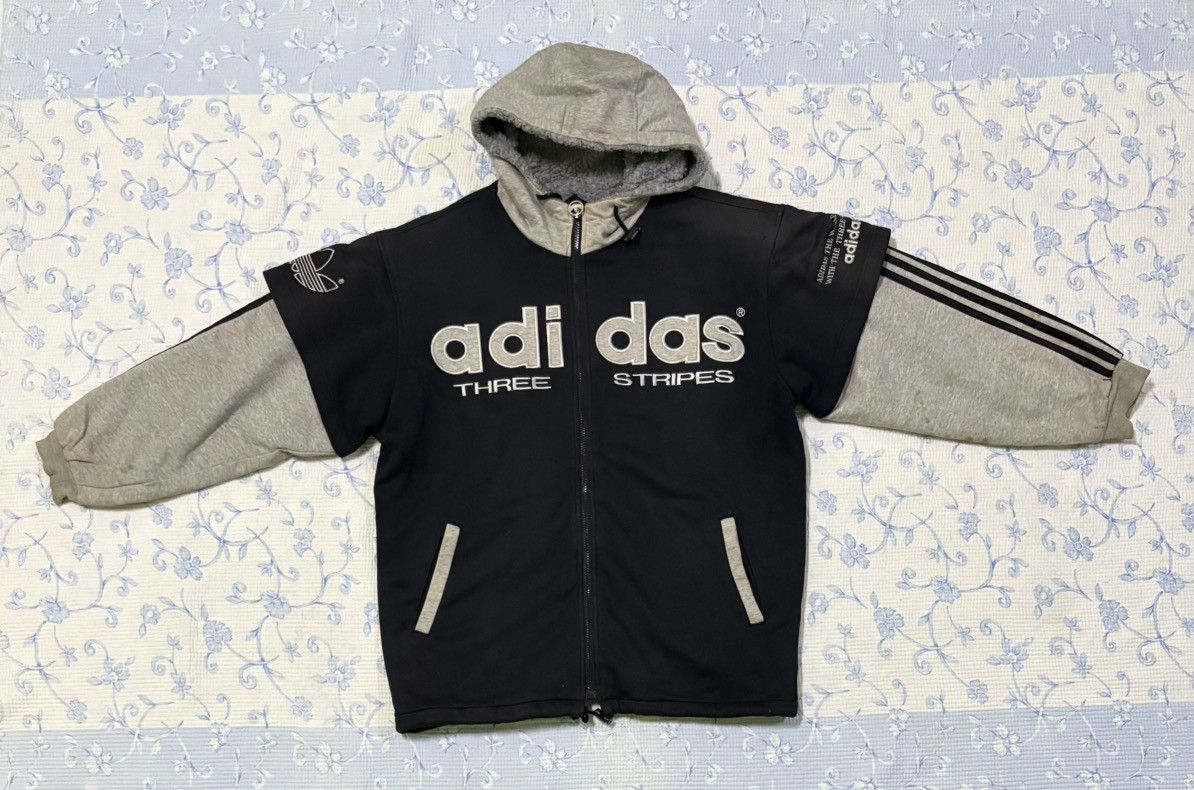 Adidas Adidas Hoodies Big Logo Vintage Size US M / EU 48-50 / 2 - 1 Thumbnail