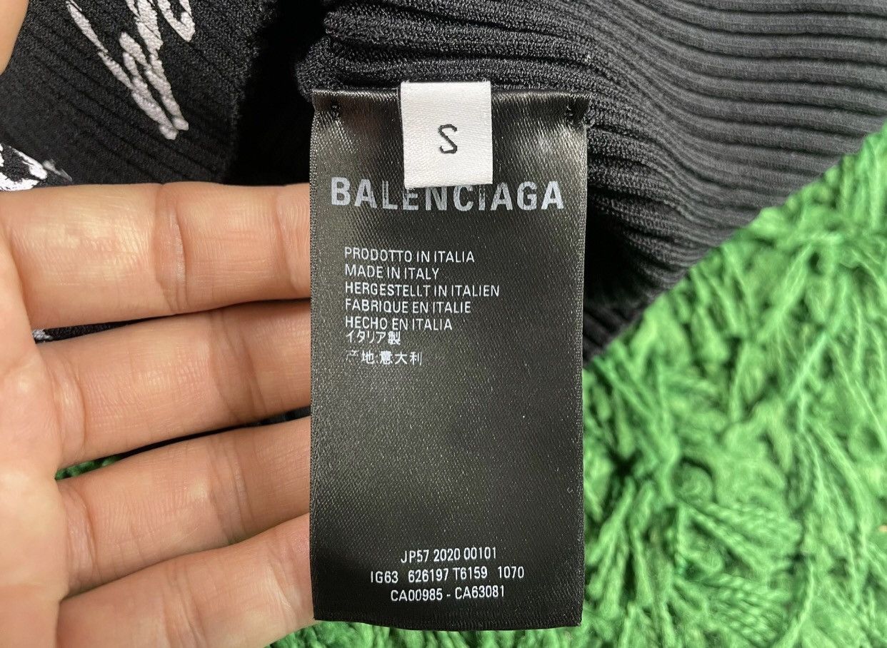 Balenciaga Balenciaga Straw Bullet Screen Knitted Sweater2412-Nextarrow Size US S / EU 44-46 / 1 - 7 Thumbnail