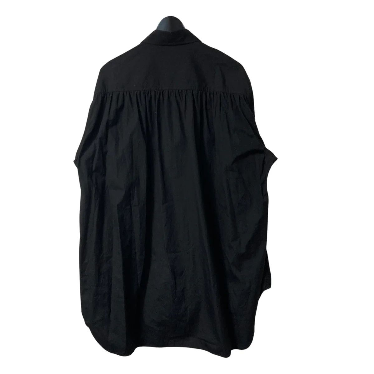 Yohji Yamamoto Yohji Yamamoto pour homme 20SS cotton gathered long shirt Size US M / EU 48-50 / 2 - 2 Thumbnail