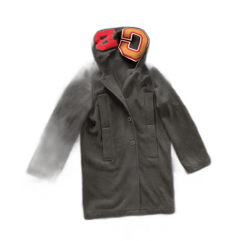 Raf Simons raf simons black coat with logo hood Size US L / EU 52-54 / 3 - 1 Thumbnail