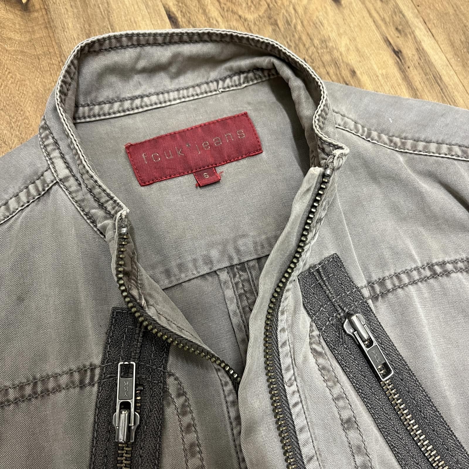 FCUK FCUK Cargo Zip Jacket Size XS / US 0-2 / IT 36-38 - 3 Thumbnail