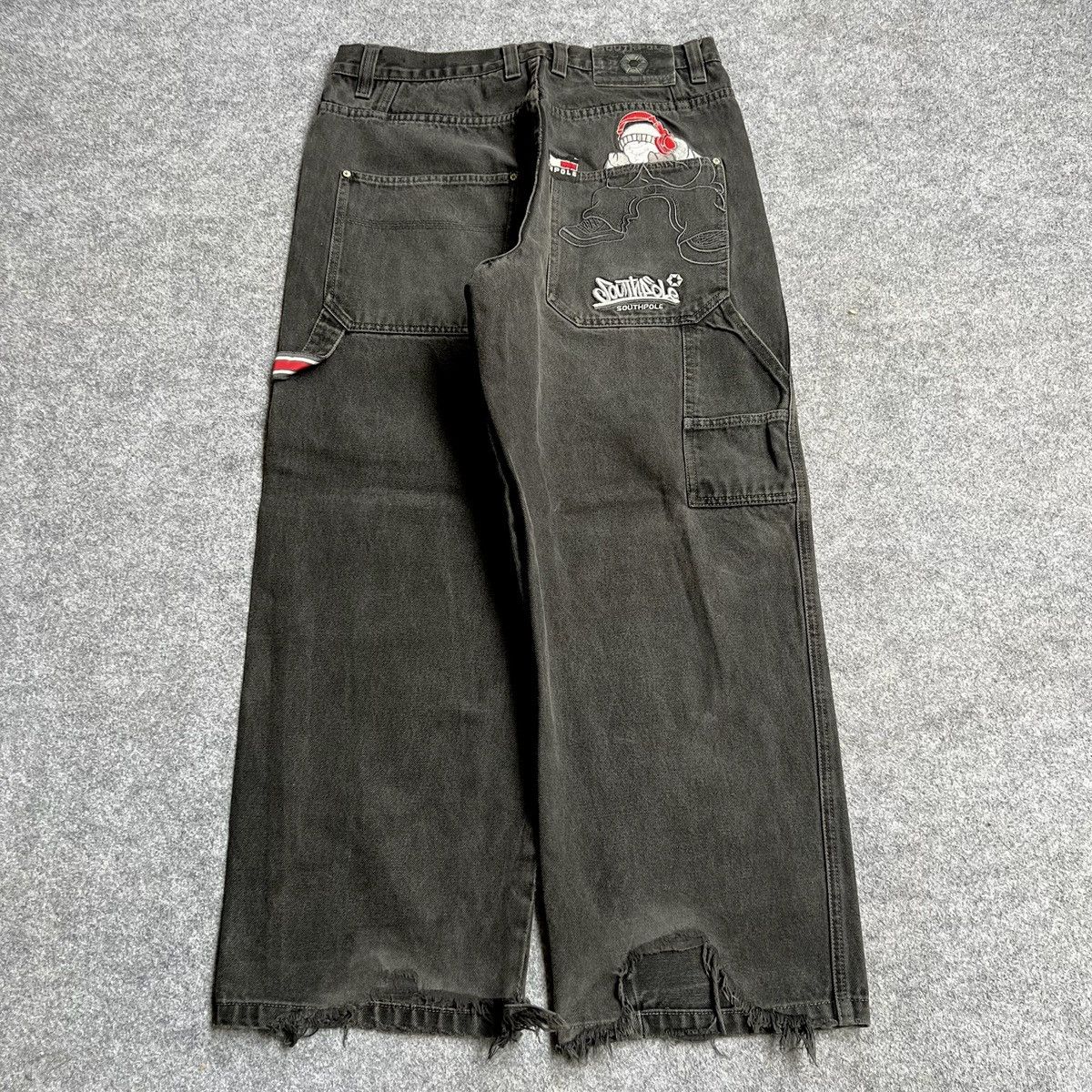 Southpole × Vintage 💥Rare💥 Crazy South Pole Bigboy Baggy Jeans Size US 34 / EU 50 - 1 Thumbnail