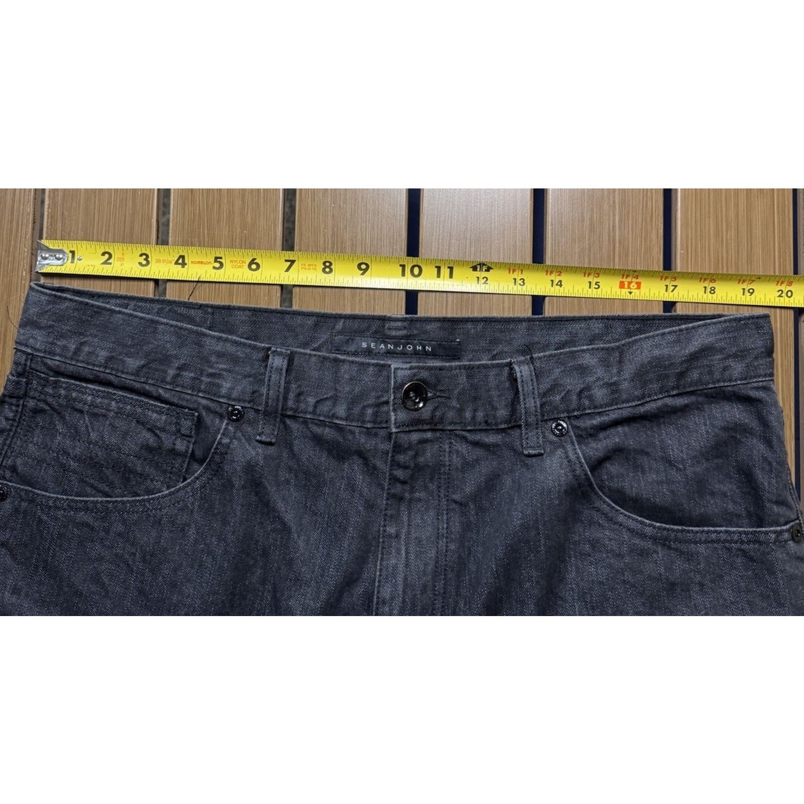 Sean John Y2k BAGGY Fit Jeans Mens Sean John 38x30 Wide Leg Type Size US 38 / EU 54 - 5 Thumbnail