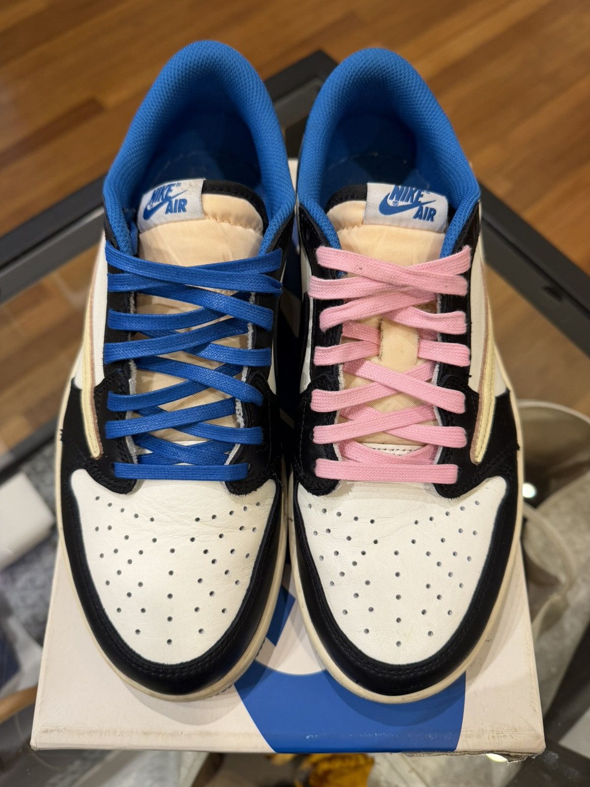 Jordan Brand × Travis Scott Jordan 1 Retro Low OG SP ‘Fragment X Travis Scott’ Size US 8 / EU 41 - 4 Thumbnail