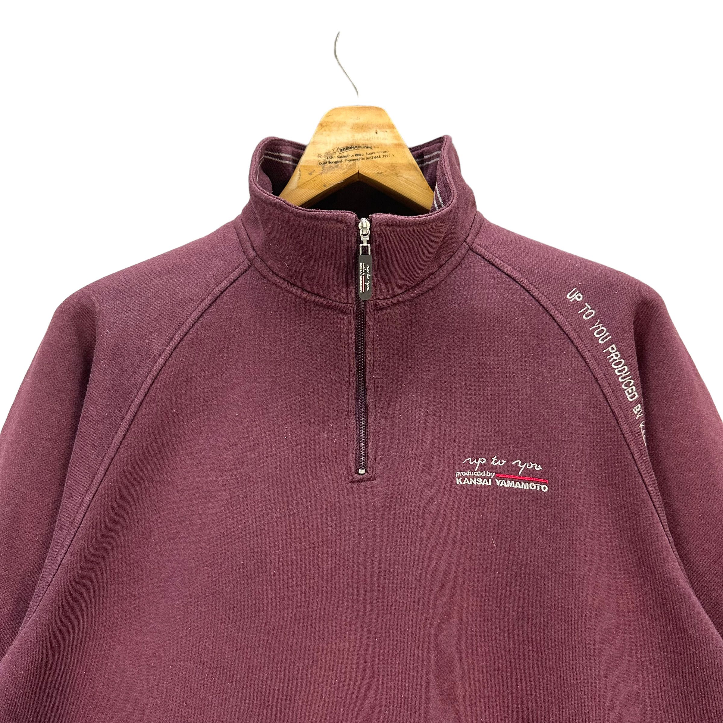 Kansai Yamamoto KANSAI YAMAMOTO HALF ZIP TURTLE NECK SWEATSHIRT #8623-018 Size US L / EU 52-54 / 3 - 2 Thumbnail