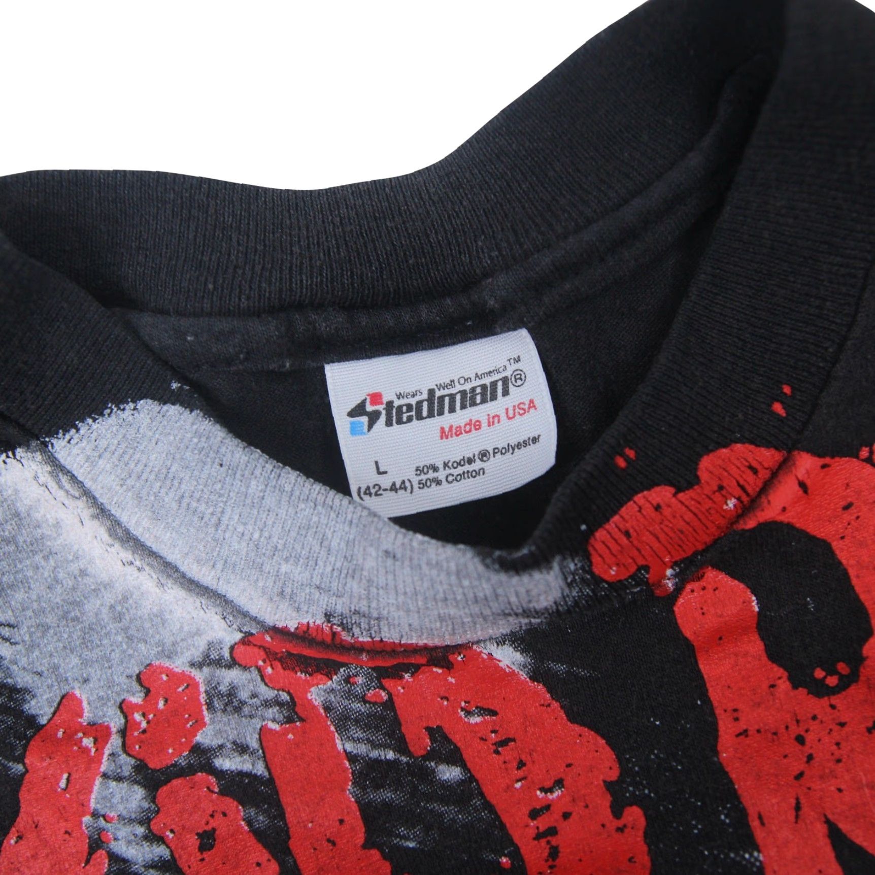 Vintage VINTAGE Skid Row 1989 Making a Mess of the US Tour Mens Large T Shirt Black Shirt Mens Large Black Skid Row 1989 Tour Size US L / EU 52-54 / 3 - 4 Thumbnail