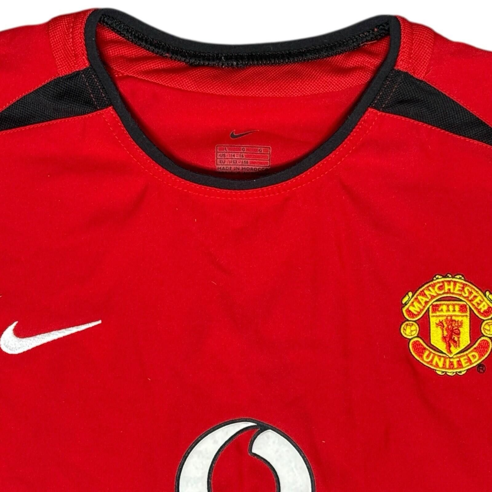 Nike Manchester United Retro Long-Sleeve Jersey Size Youth L Size ONE SIZE - 6 Thumbnail