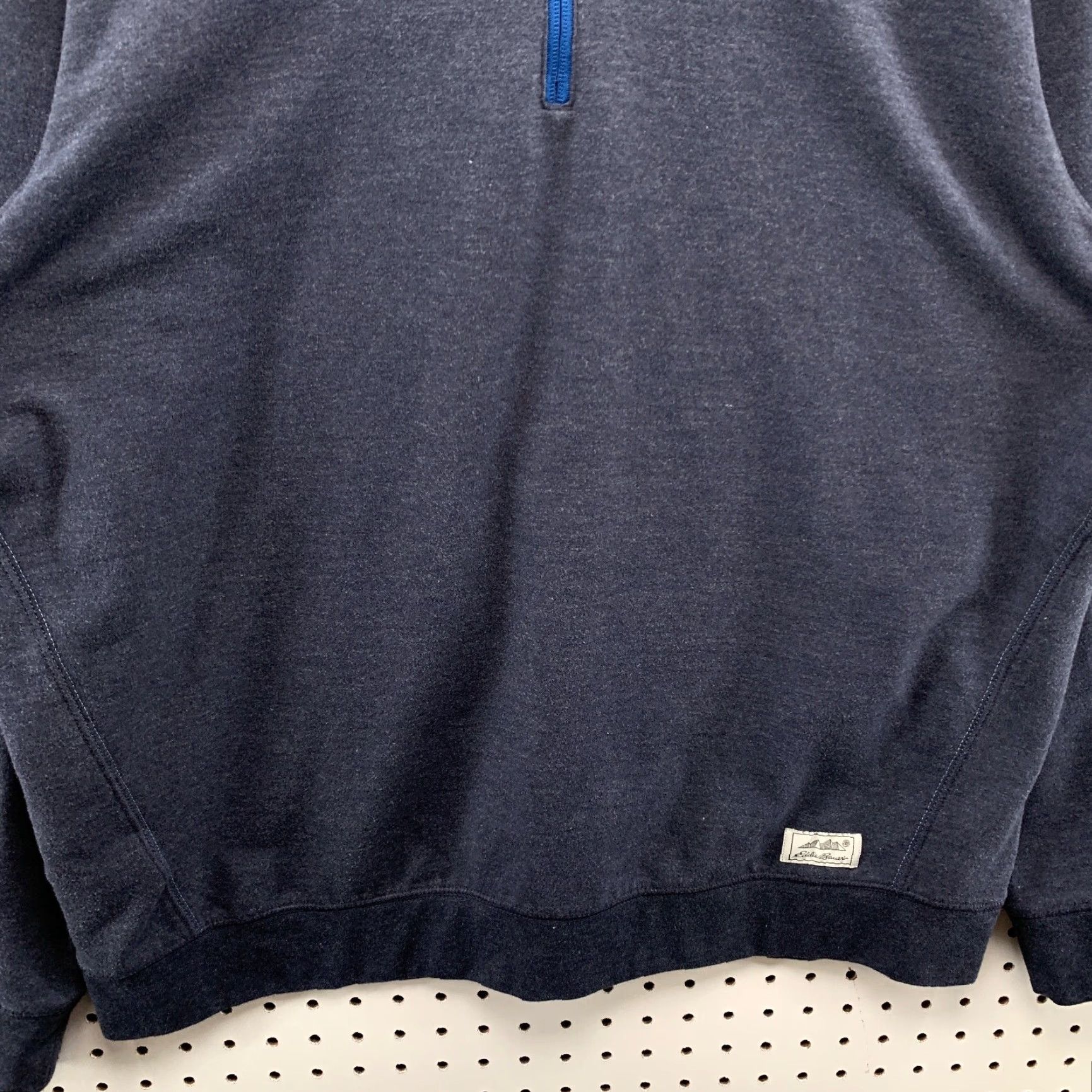 Eddie Bauer Eddie Bauer Sweater Large Mens Pullover 1/4 Zip Blue Long Sleeve Size US L / EU 52-54 / 3 - 4 Thumbnail