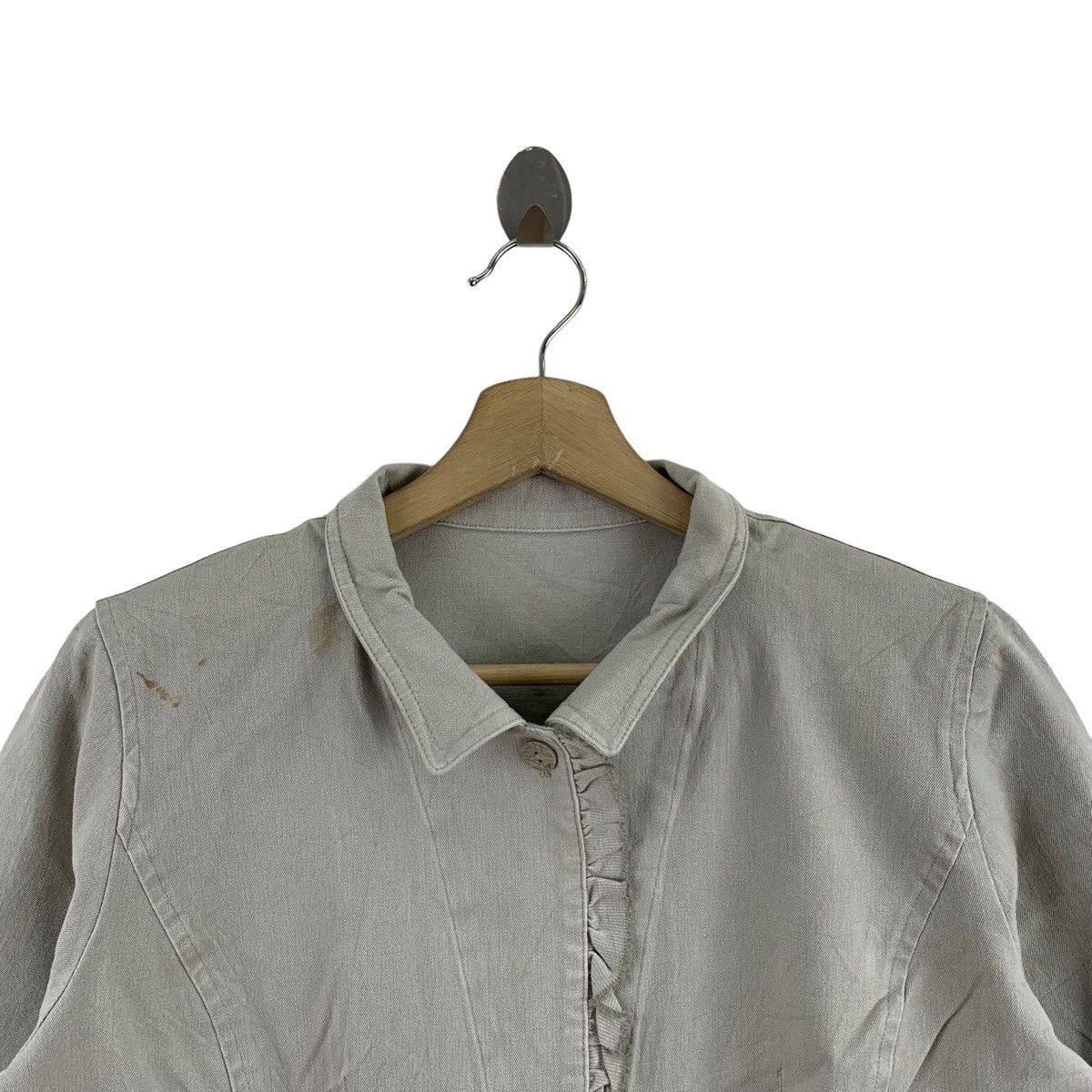 Japanese Brand PIANOPIANO Japanese Designer Small Embroidered Logo Grey Size M / US 6-8 / IT 42-44 - 2 Thumbnail