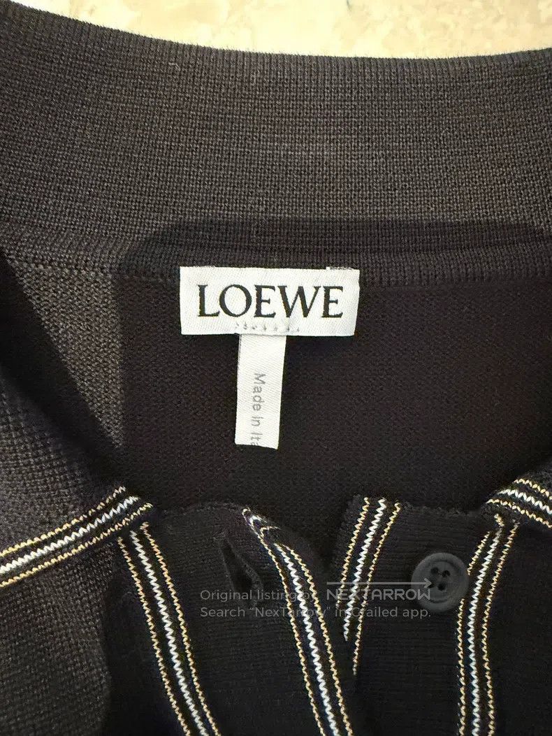 Loewe Loewe Black Collar Knit Top Size M / US 6-8 / IT 42-44 - 3 Thumbnail
