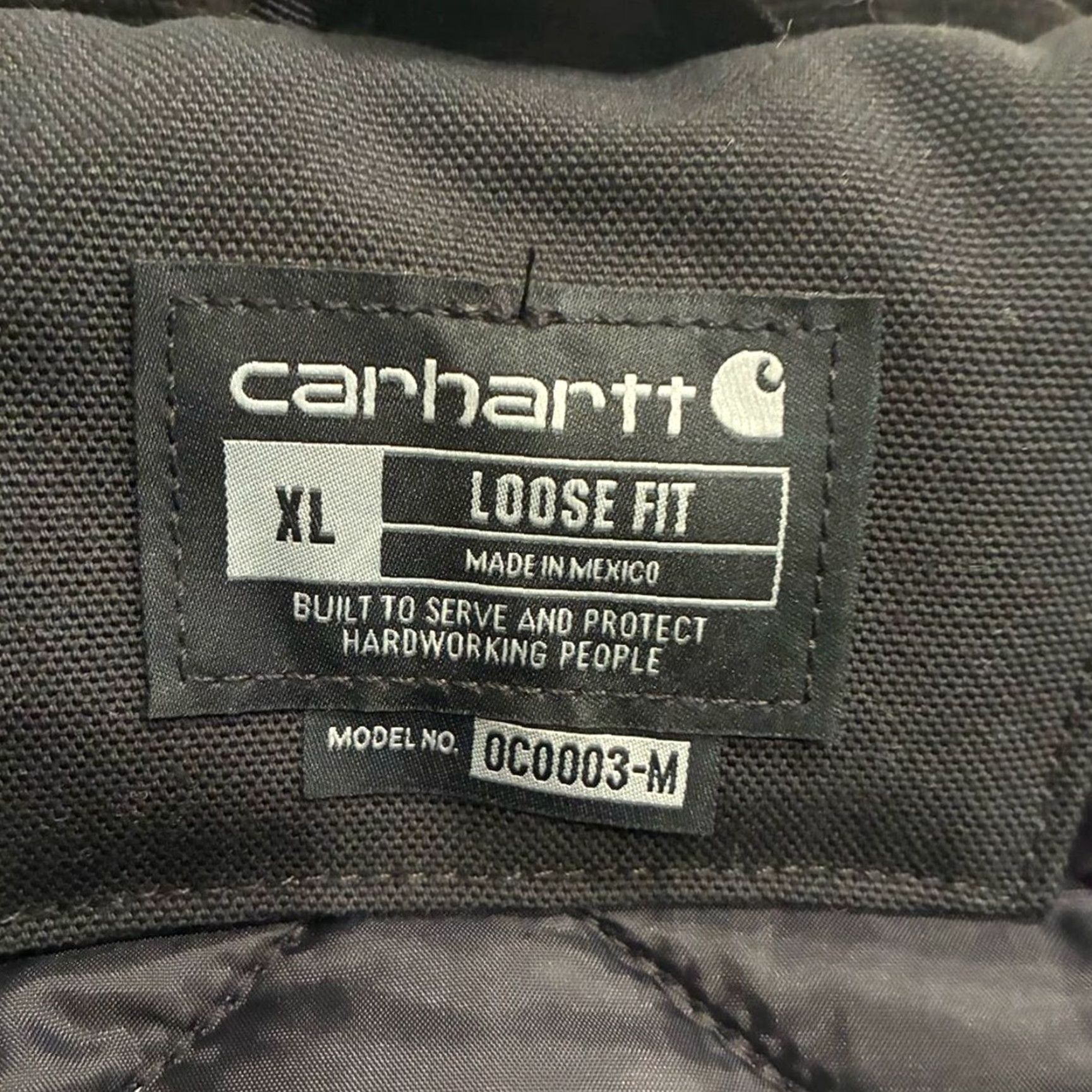 Carhartt NWT Carhartt Men’s Firm Duck Traditional Coat Loose Fit Black XL Jacket Men Overcoat Cotton Size US XL / EU 56 / 4 - 5 Thumbnail