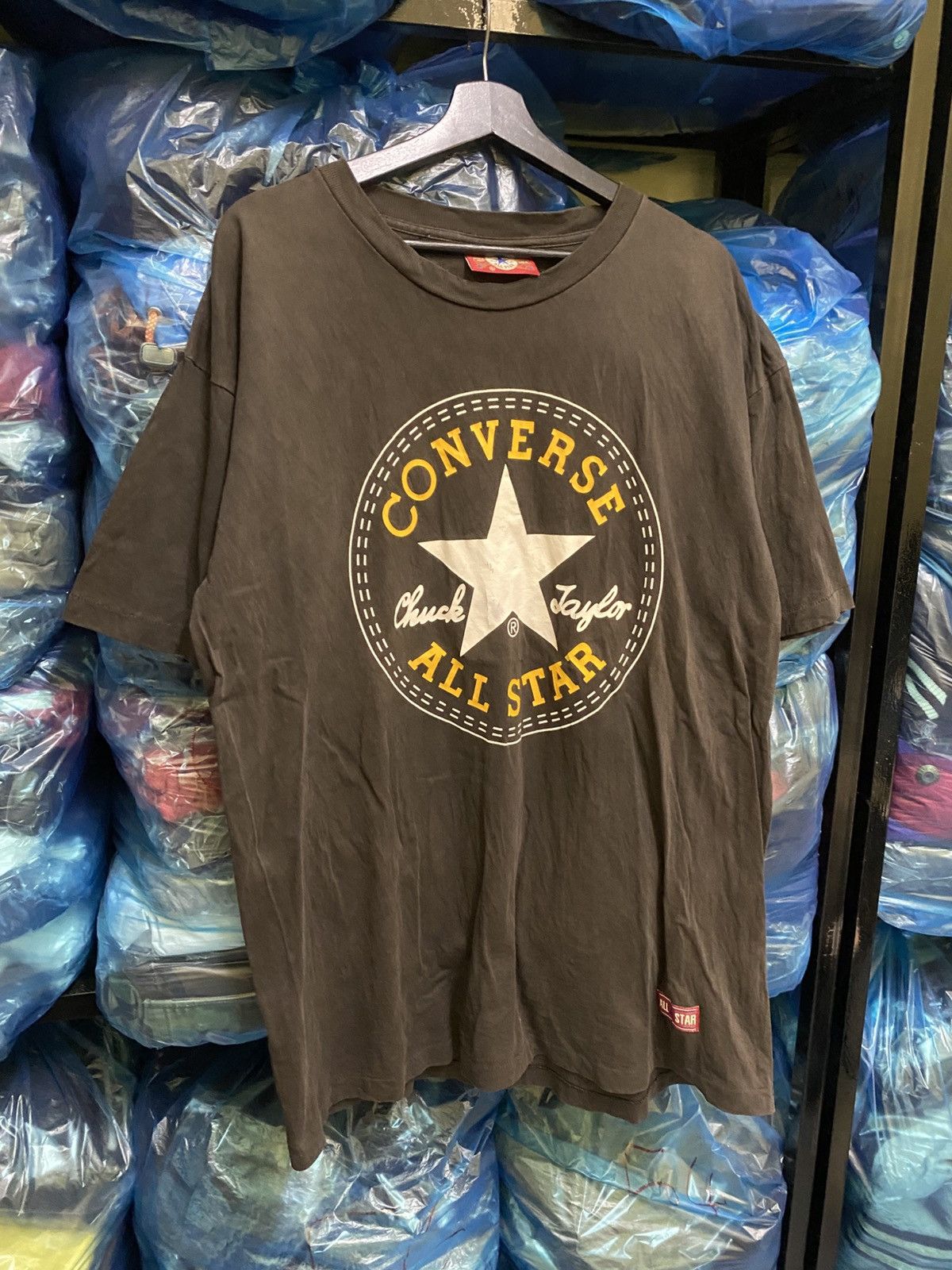 Converse Vintage 90s Converse All Star Chuck Taylor USA Made Tee Size US XL / EU 56 / 4 - 3 Thumbnail