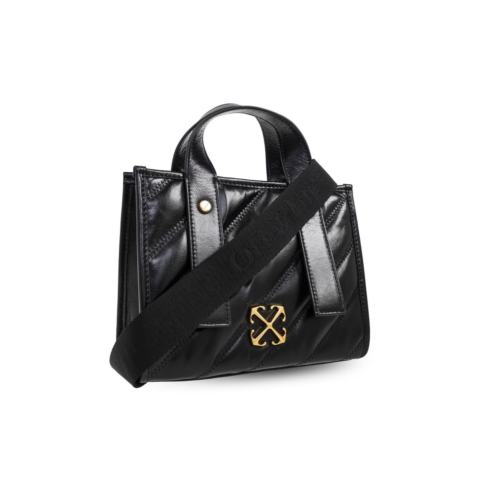 Off-White OFF WHITE Black Leather Top Handle Bag New & Authentic Size ONE SIZE - 3 Thumbnail