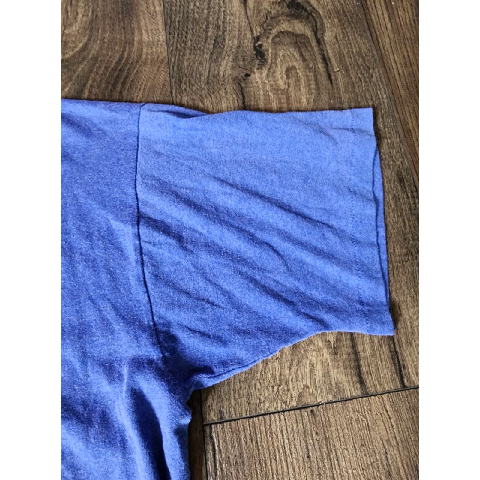 Jerzees VINTAGE Jerzees XL T-Shirt Unisex Adults Blue 50/50 Lace Heart Rabbit Easter 80s 90s USA Size XL / US 12-14 / IT 48-50 - 5 Thumbnail